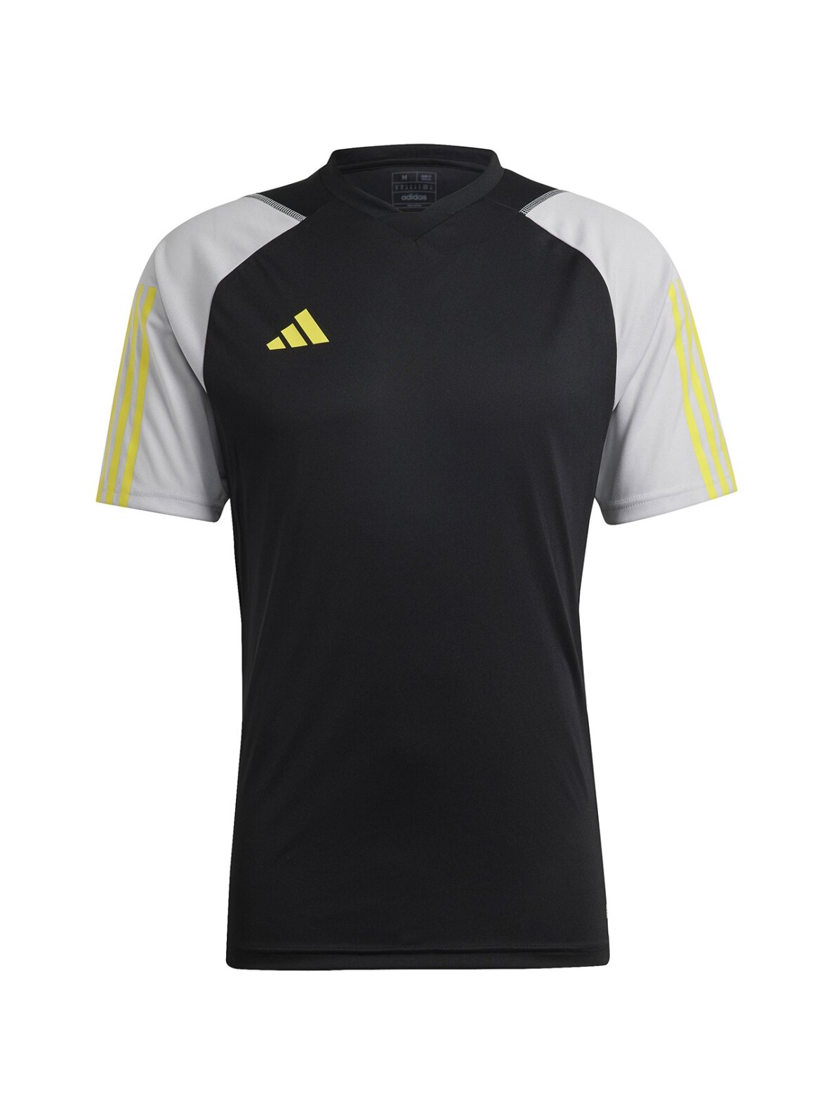 Vyriški marškinėliai Adidas Tiro 23 Competition Jersey juodos ir pilkos spalvos HU1295