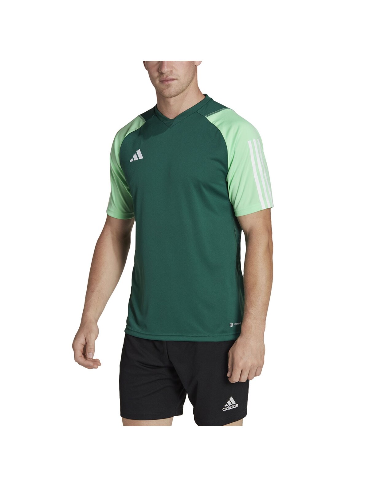 Vyriški marškinėliai adidas Tiro 23 Competition Jersey green HU1297 2 Vyriški marškinėliai adidas Tiro 23 Competition Jersey green HU1297 2