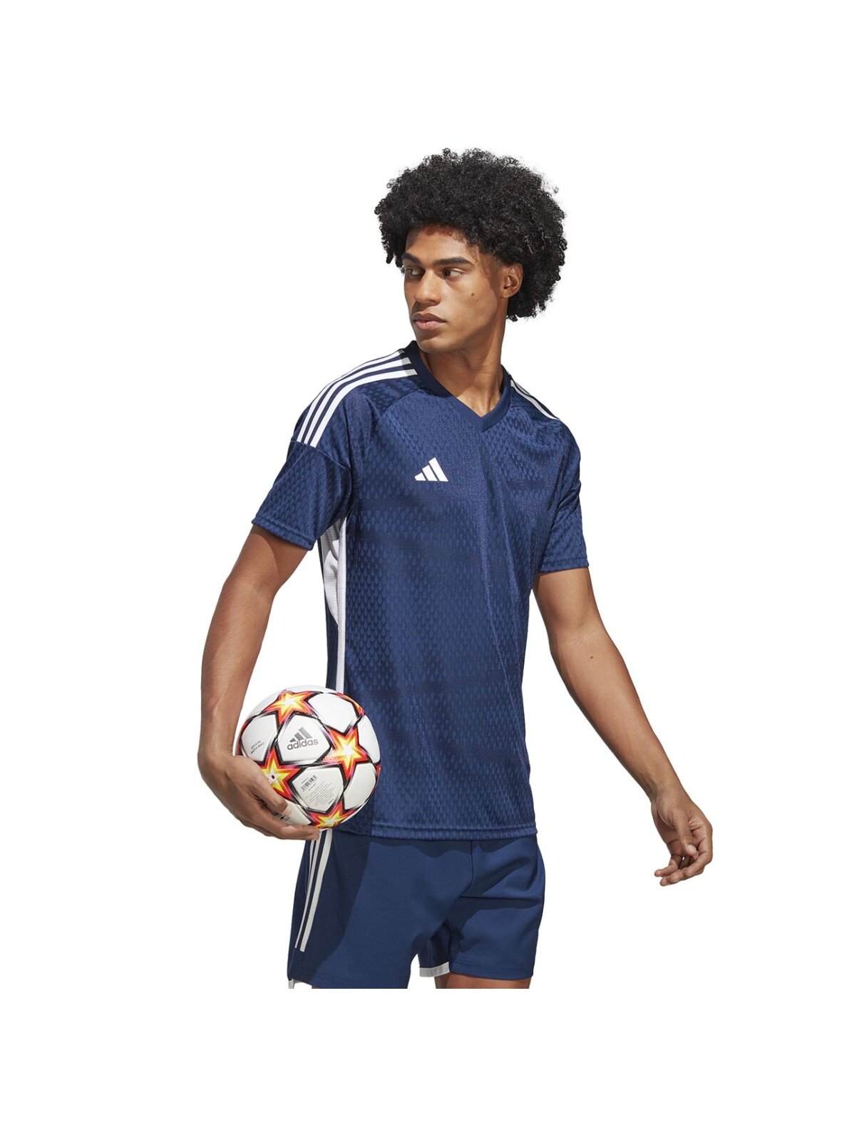 Vyriški marškinėliai Adidas Tiro 23 Competition Match Jersey, tamsiai mėlyna HT5688 2 Vyriški marškinėliai Adidas Tiro 23 Competition Match Jersey, tamsiai mėlyna HT5688 2