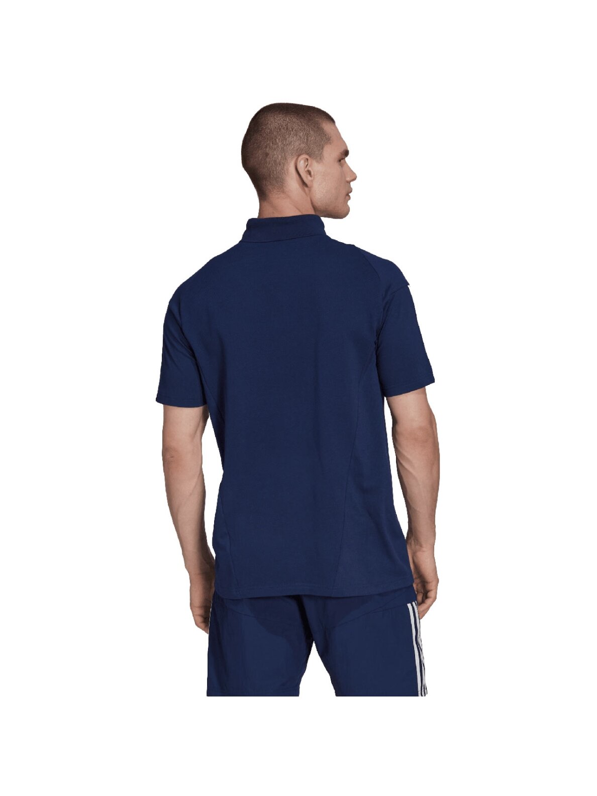 Adidas Tiro 23 Competition Polo vyriški marškinėliai, tamsiai mėlyni HK8052 1