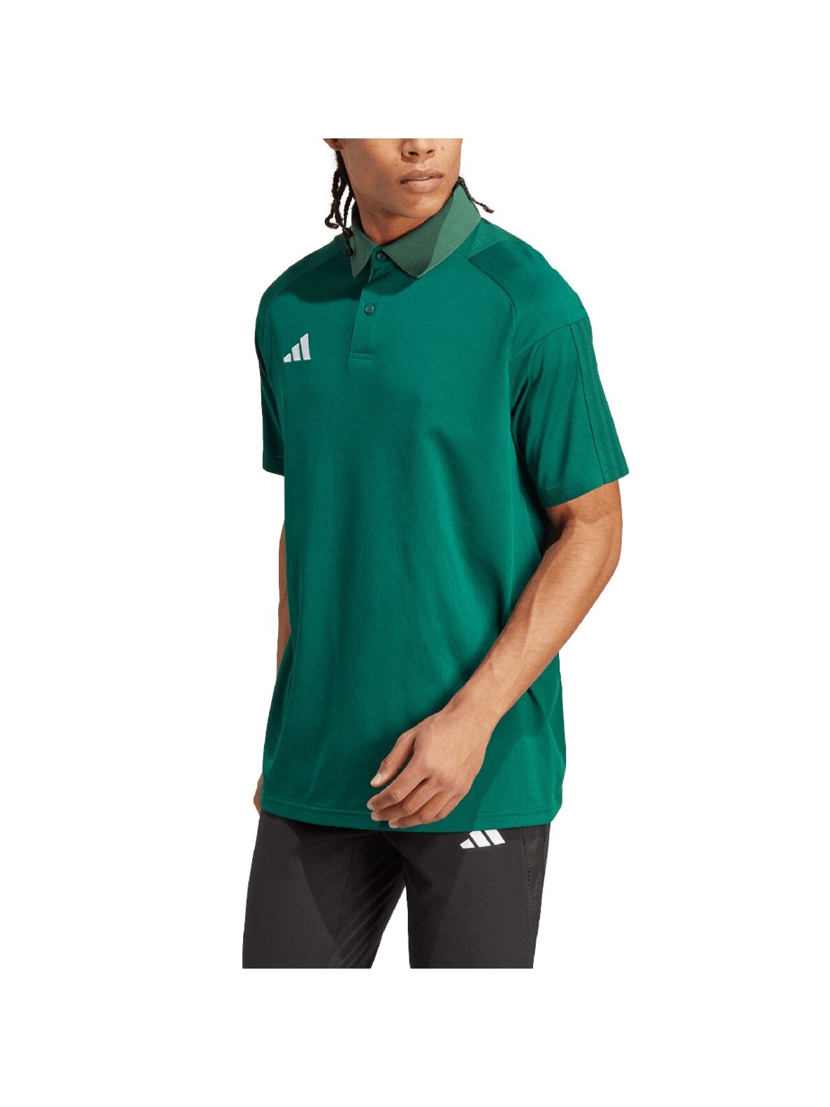 Adidas Tiro 23 Competition Polo vyriški marškinėliai, žali HU1345 3