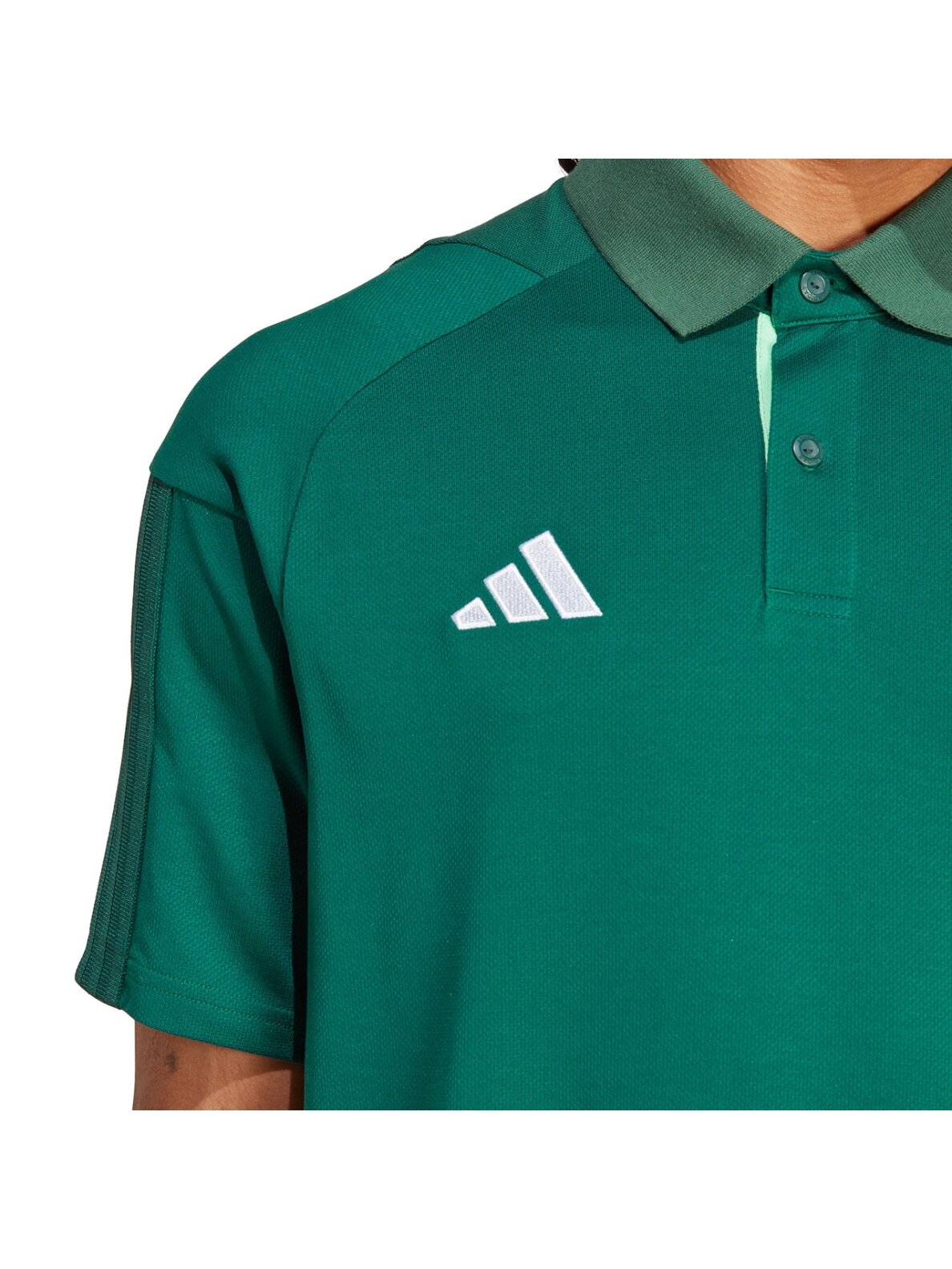Adidas Tiro 23 Competition Polo vyriški marškinėliai, žali HU1345 4
