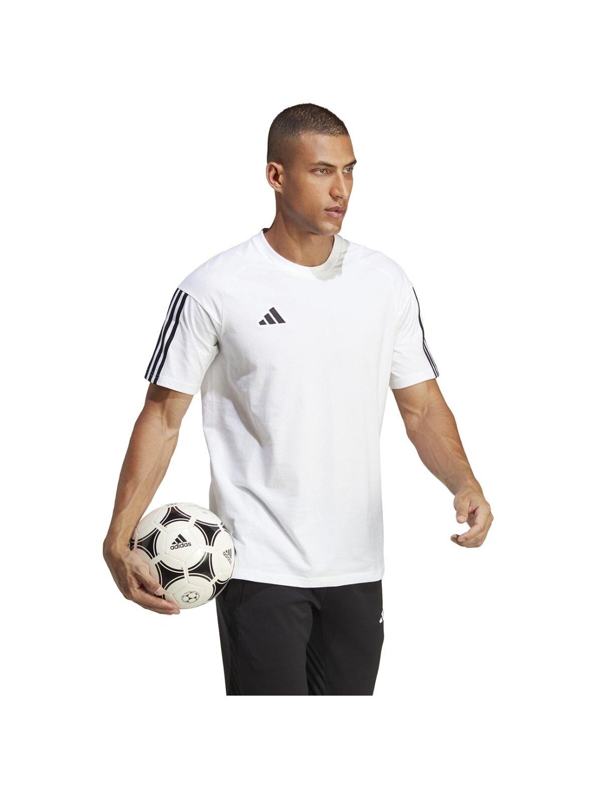 Vyriškas adidas Tiro 23 Competition Tee baltas IC4574 2 Vyriškas adidas Tiro 23 Competition Tee baltas IC4574 2