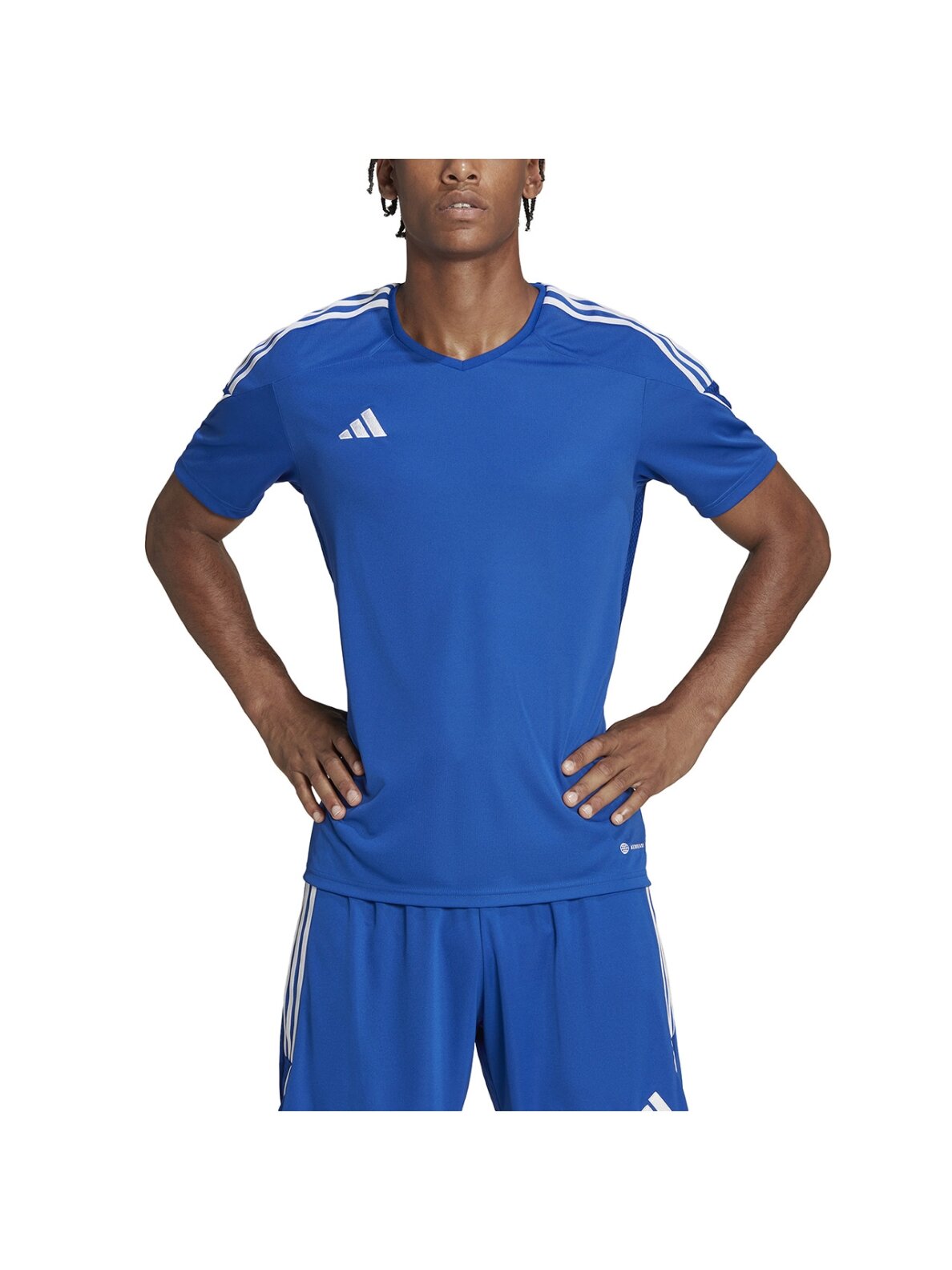 Vyriški adidas Tiro 23 League Jersey mėlyni HR4611 2 Vyriški adidas Tiro 23 League Jersey mėlyni HR4611 2