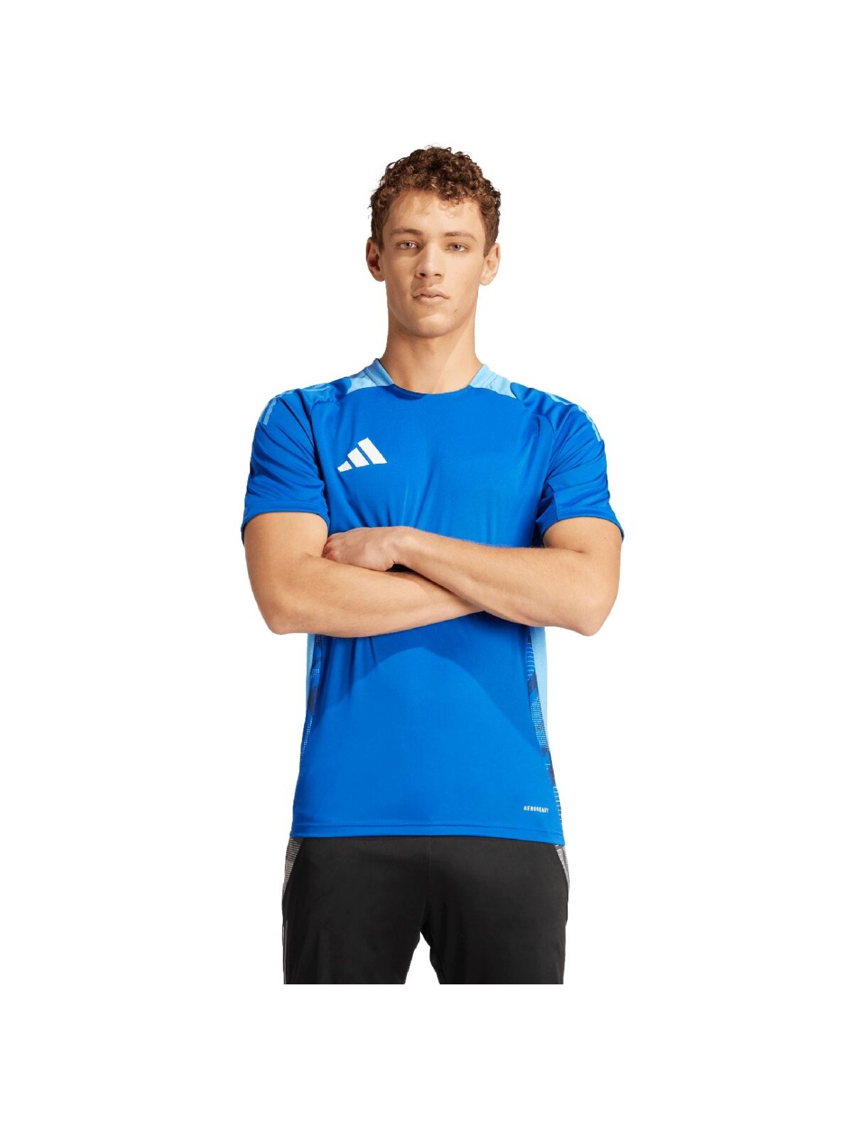 Adidas Tiro 24 Competition Training vyriški marškinėliai, mėlyni IS1659 2