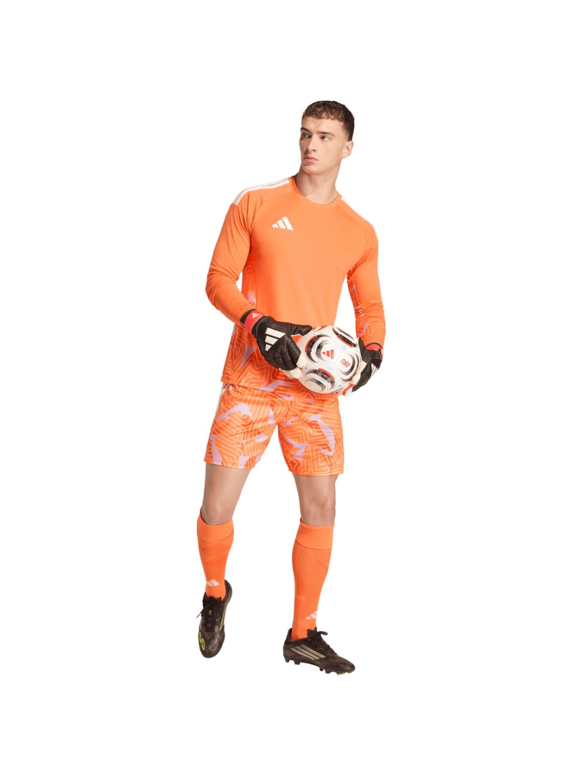 adidas Tiro 26 Competition Goalkeeper Jersey Long Sleeve marškinėliai vyrams, oranžiniai 7