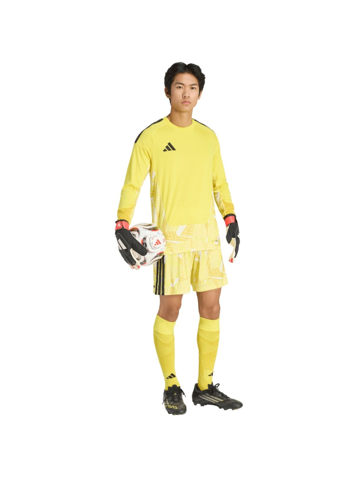 Adidas Tiro 26 Competition Goalkeeper Jersey Long Sleeve marškinėliai vyrams, geltoni KB5250 7 Adidas Tiro 26 Competition Goalkeeper Jersey Long Sleeve marškinėliai vyrams, geltoni KB5250 7