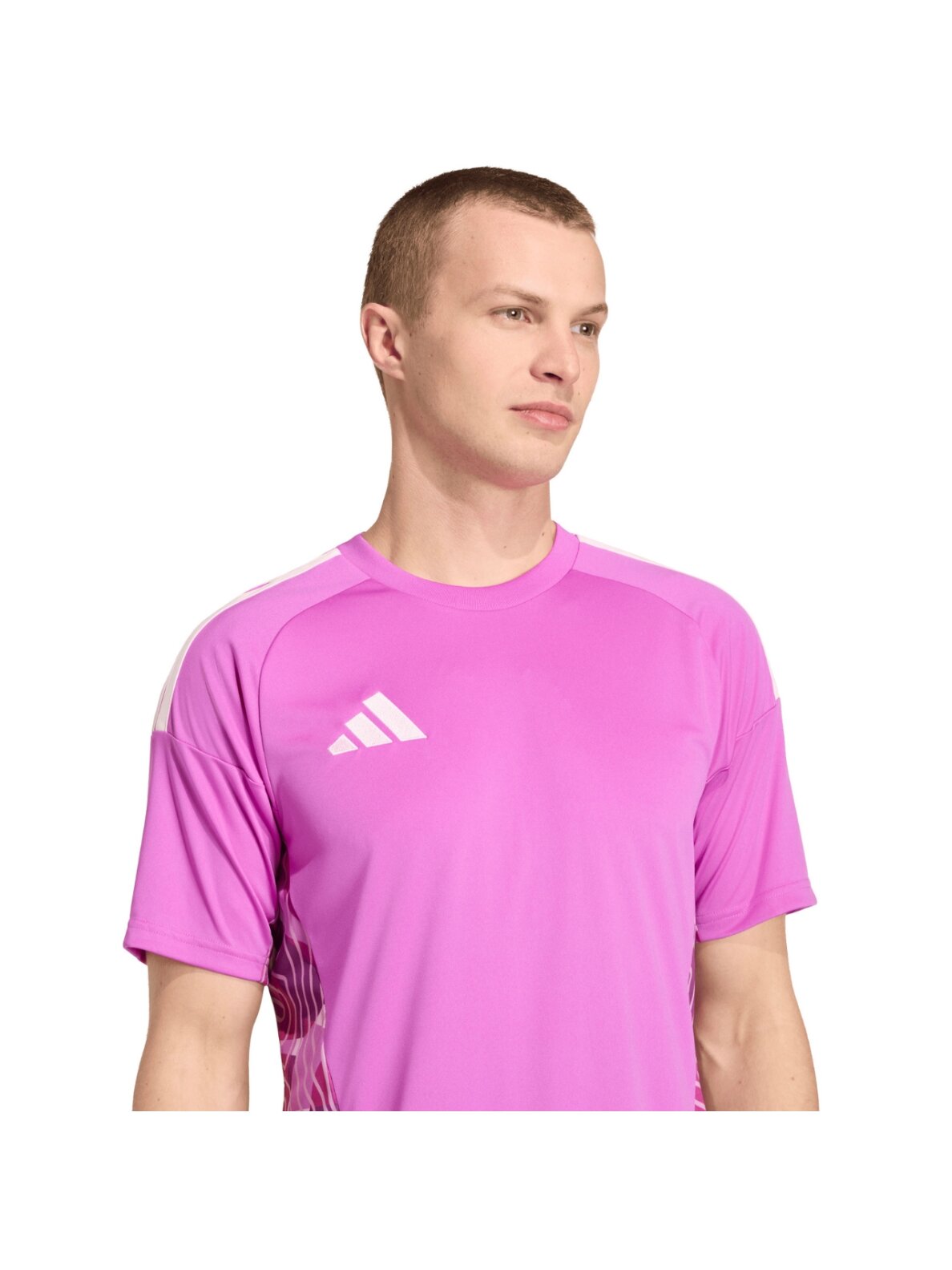 Adidas Tiro 26 Competition Goalkeeper Jersey vyriški vartininko marškinėliai rožiniai KC5355 4