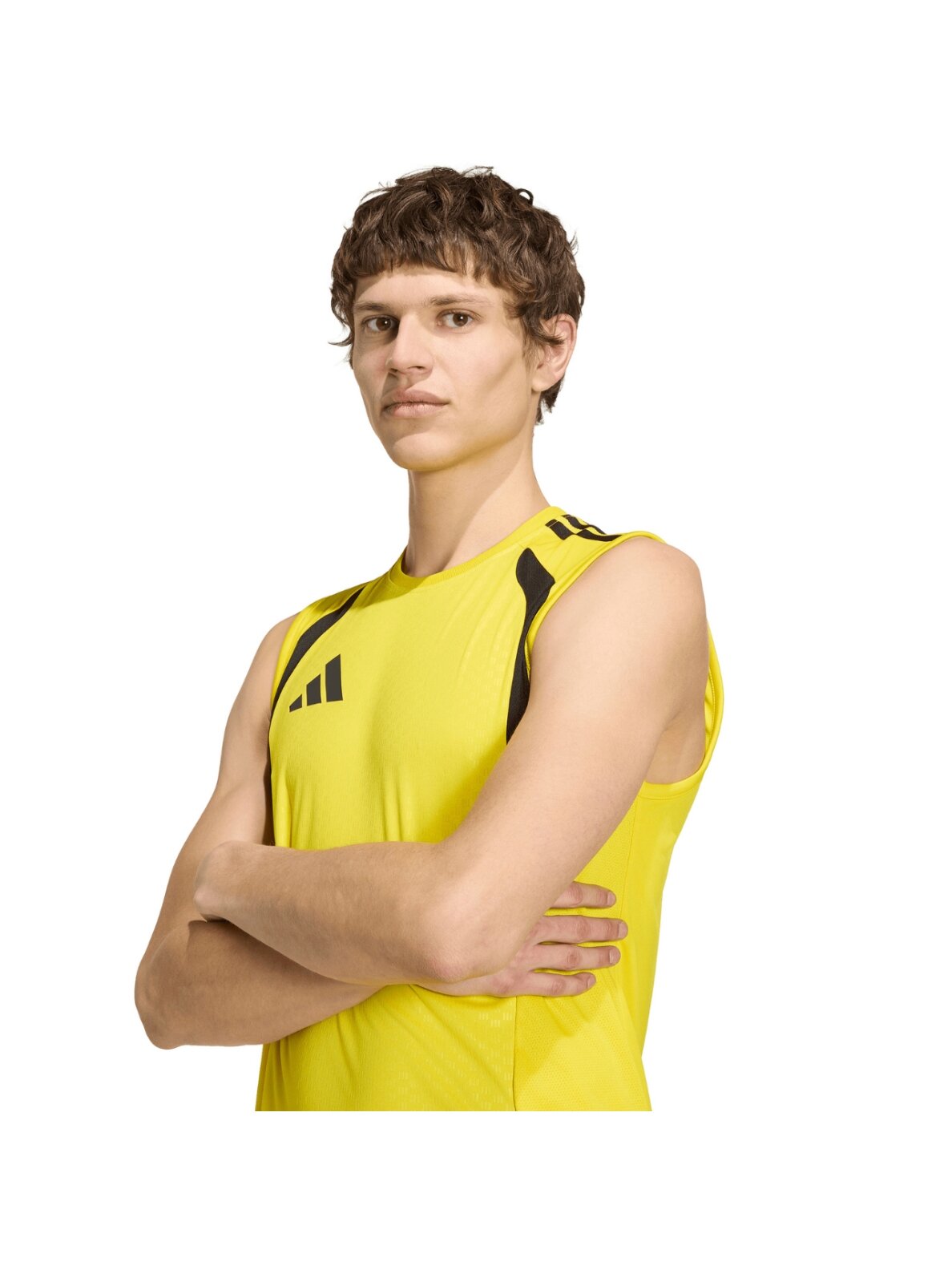 Vyriški marškinėliai Adidas Tiro 26 Competition berankoviai marškinėliai geltoni KA7615 4 Vyriški marškinėliai Adidas Tiro 26 Competition berankoviai marškinėliai geltoni KA7615 4