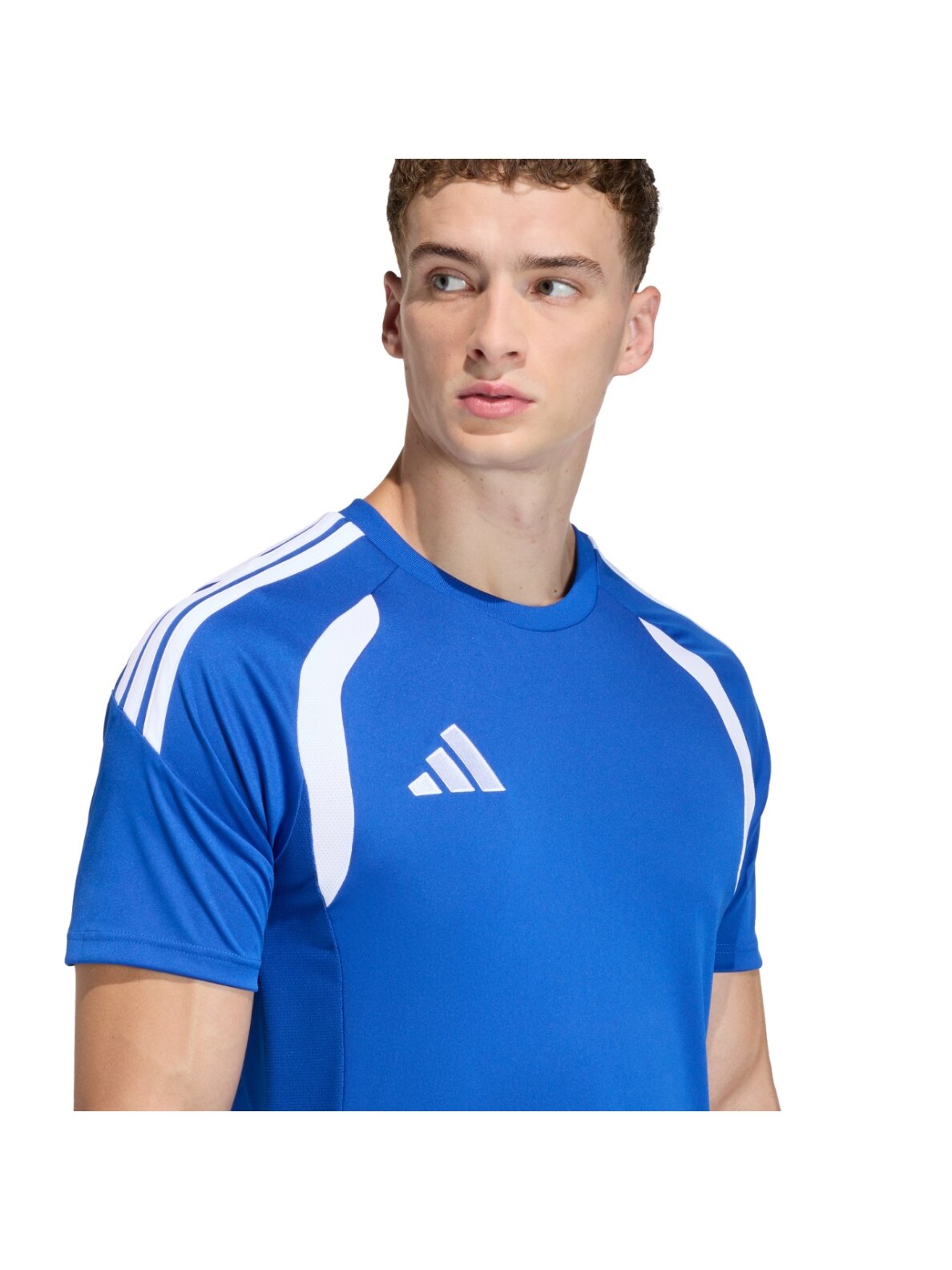 Adidas Tiro 26 League Jersey vyriški marškinėliai mėlyni KB1353 1 Adidas Tiro 26 League Jersey vyriški marškinėliai mėlyni KB1353 1