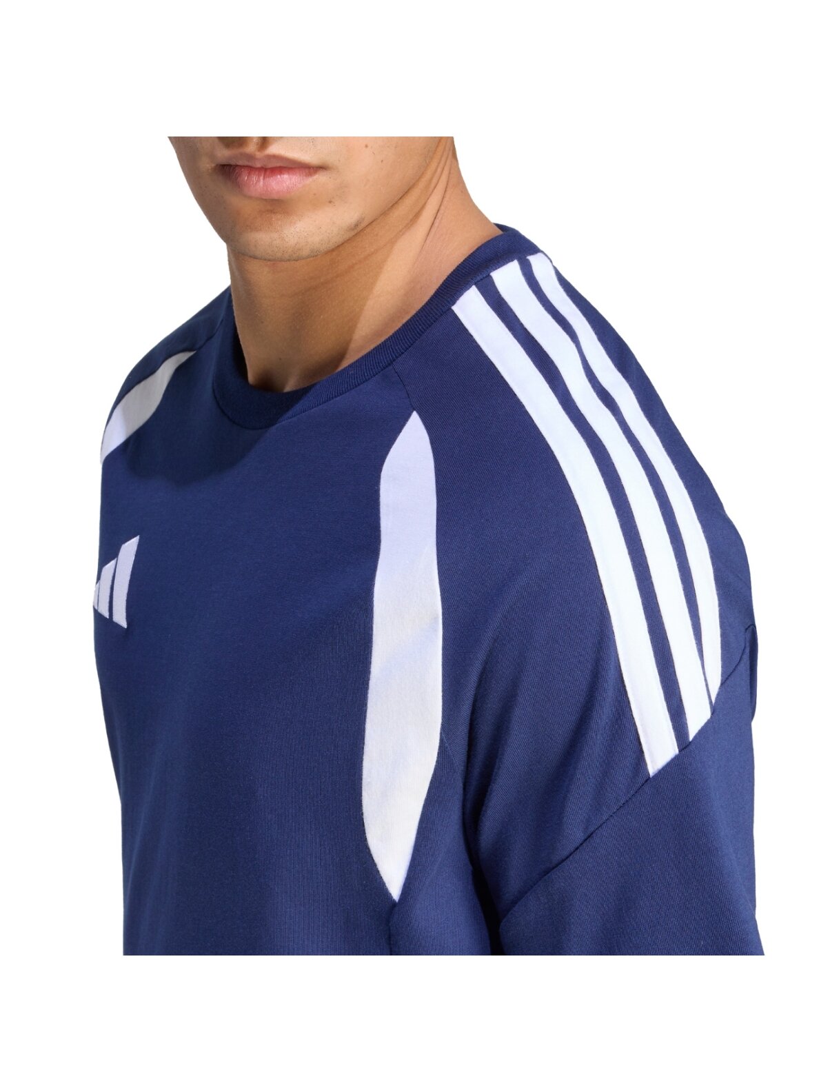 Adidas Tiro 26 League Tee vyriški marškinėliai tamsiai mėlyni JY7187 4 Adidas Tiro 26 League Tee vyriški marškinėliai tamsiai mėlyni JY7187 4