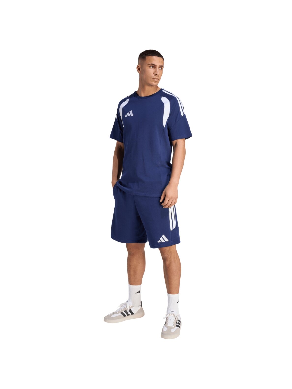 Adidas Tiro 26 League Tee vyriški marškinėliai tamsiai mėlyni JY7187 5 Adidas Tiro 26 League Tee vyriški marškinėliai tamsiai mėlyni JY7187 5