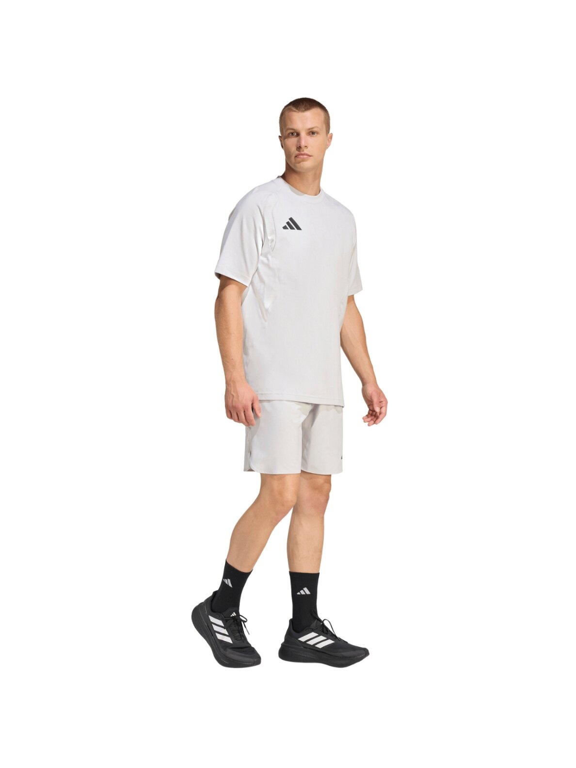 adidas Tiro 26 Travel Tee marškinėliai vyrams šviesiai pilki KD1120 5 adidas Tiro 26 Travel Tee marškinėliai vyrams šviesiai pilki KD1120 5