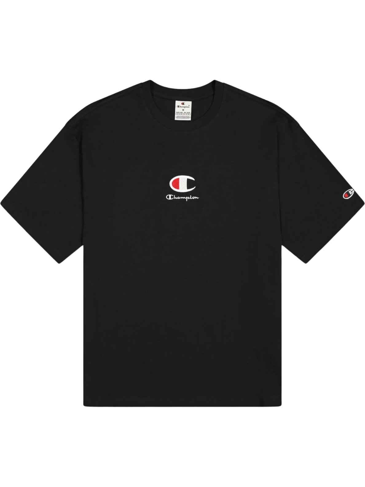 Champion Crewneck vyriški marškinėliai juodi 220270 KK001 1