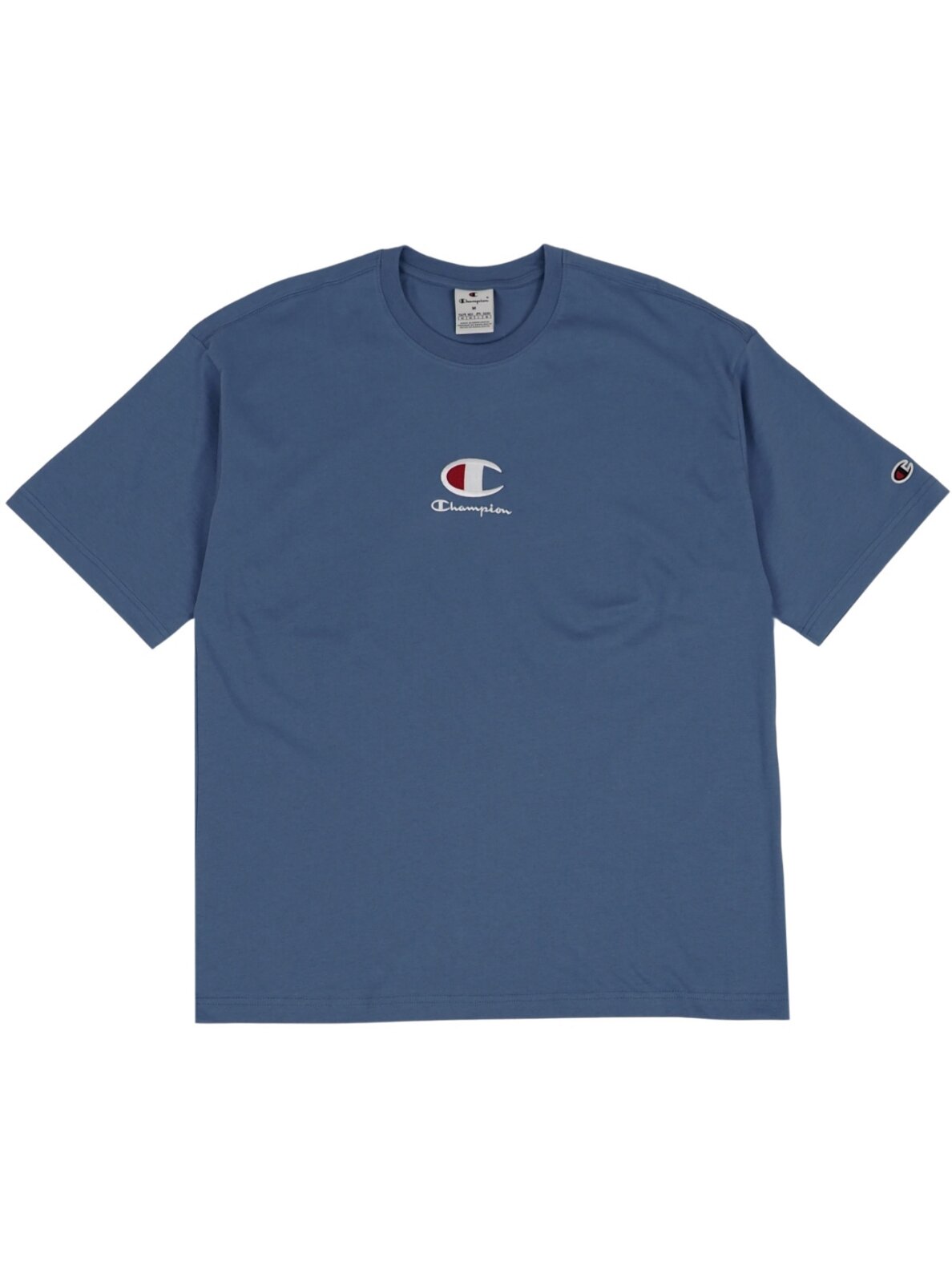 Champion Crewneck vyriški marškiniai mėlyni 220270 BS099