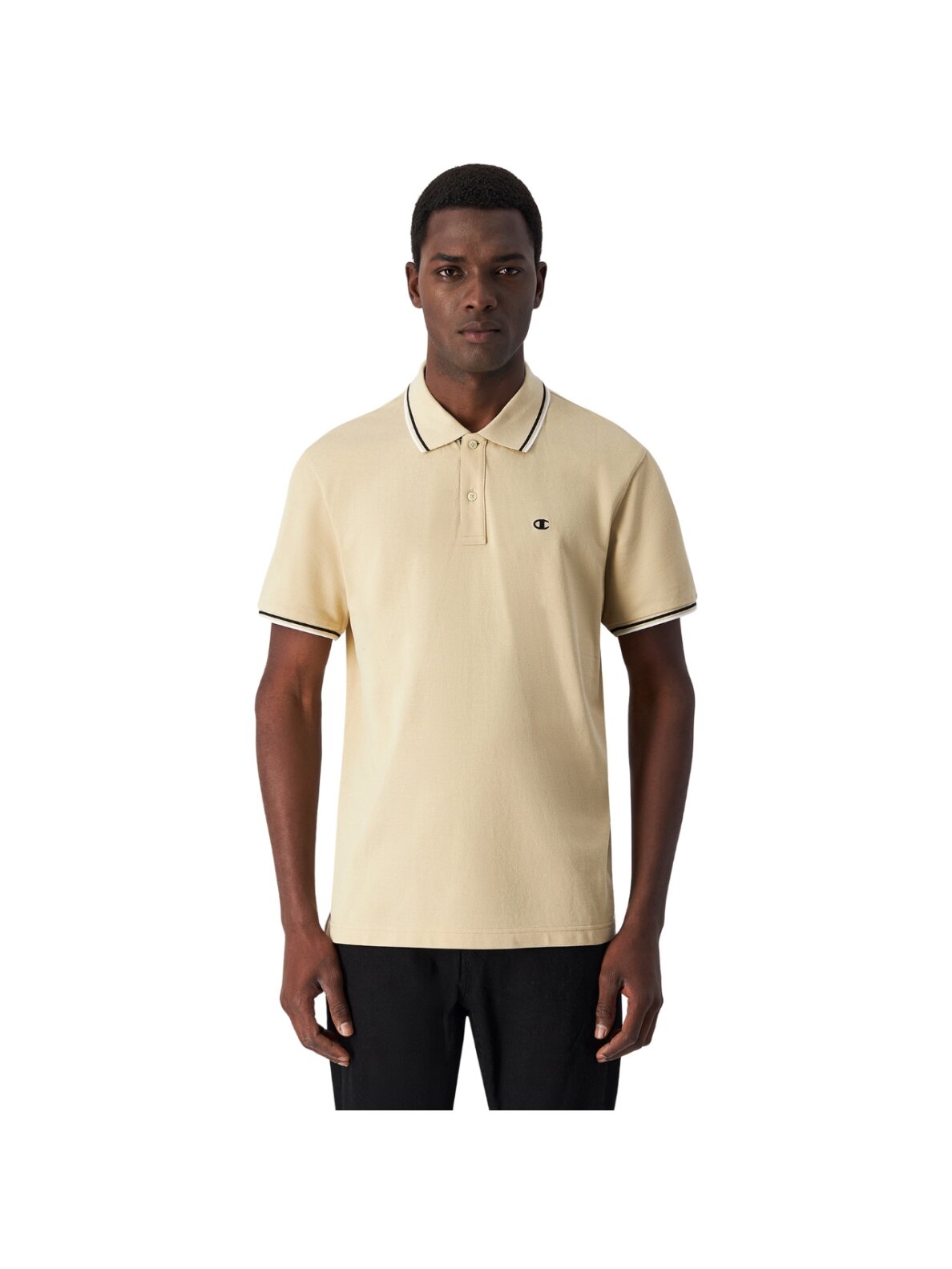 Čempionų vyriški polo marškiniai, smėlio spalvos 220897 MS091 Čempionų vyriški polo marškiniai, smėlio spalvos 220897 MS091