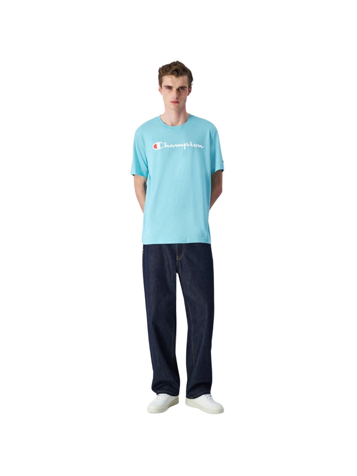 Vyrų čempiono SS Tee mėlyna 220256 BS184 4 Vyrų čempiono SS Tee mėlyna 220256 BS184 4