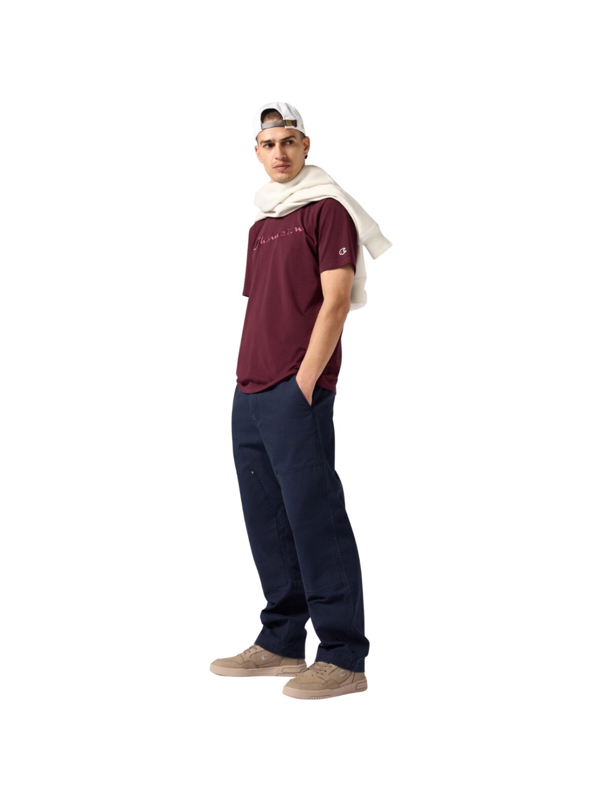 Vyrų čempionas SS Tee bordo 220273 RS522 6