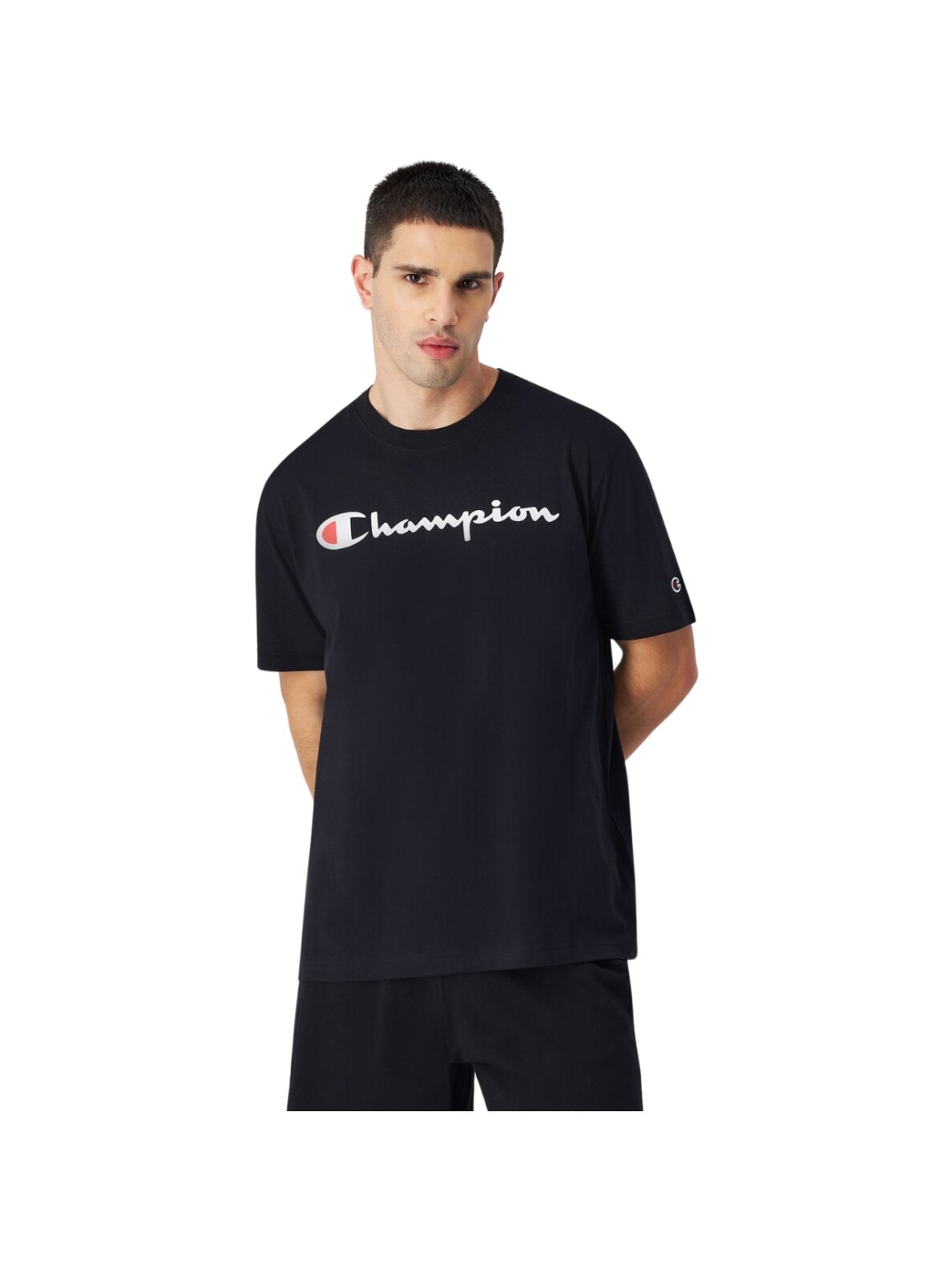 Vyrų čempionų SS Tee juoda 220256 KK001