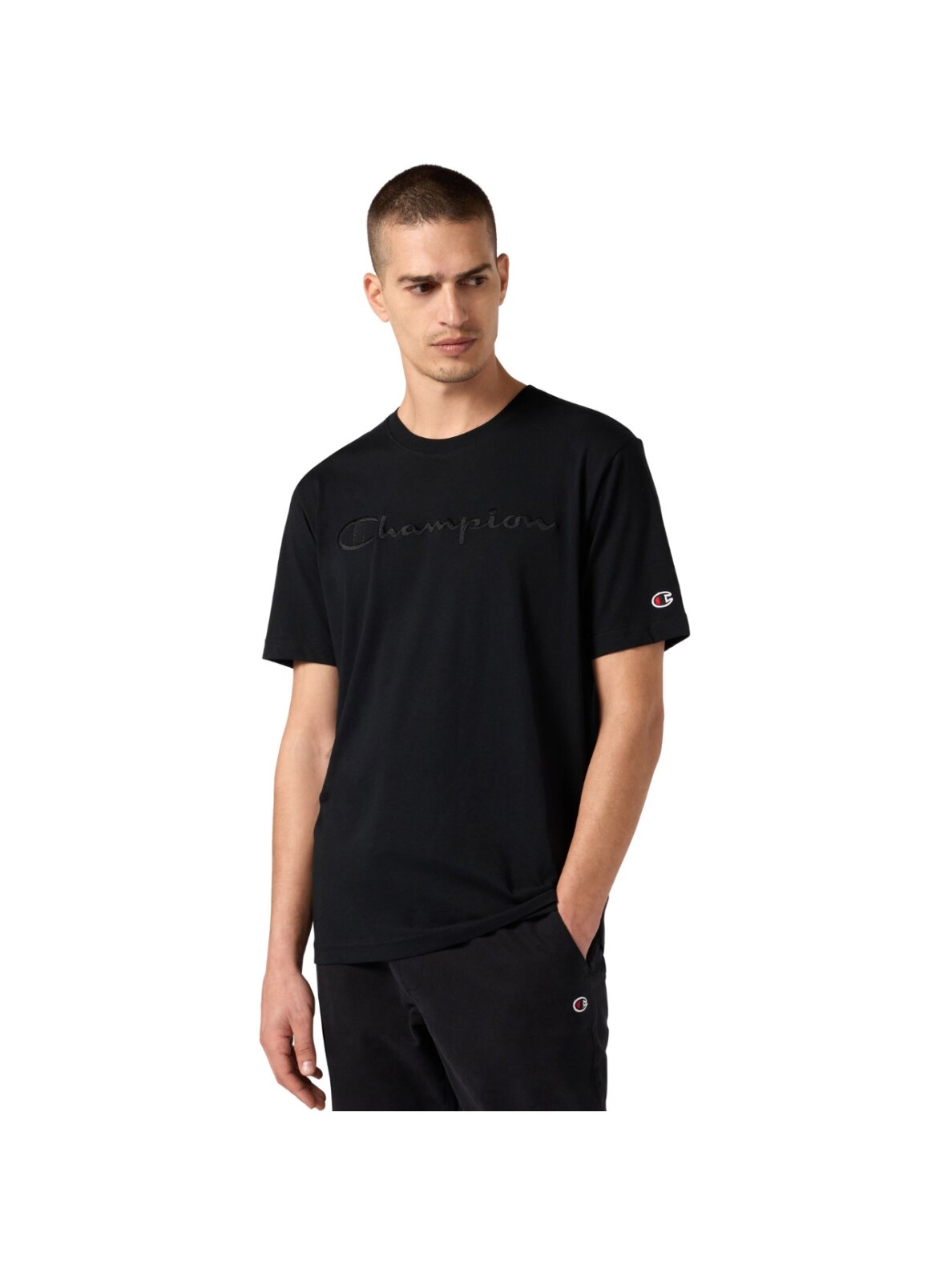 Vyrų čempionų SS Tee juoda 220273 KK001