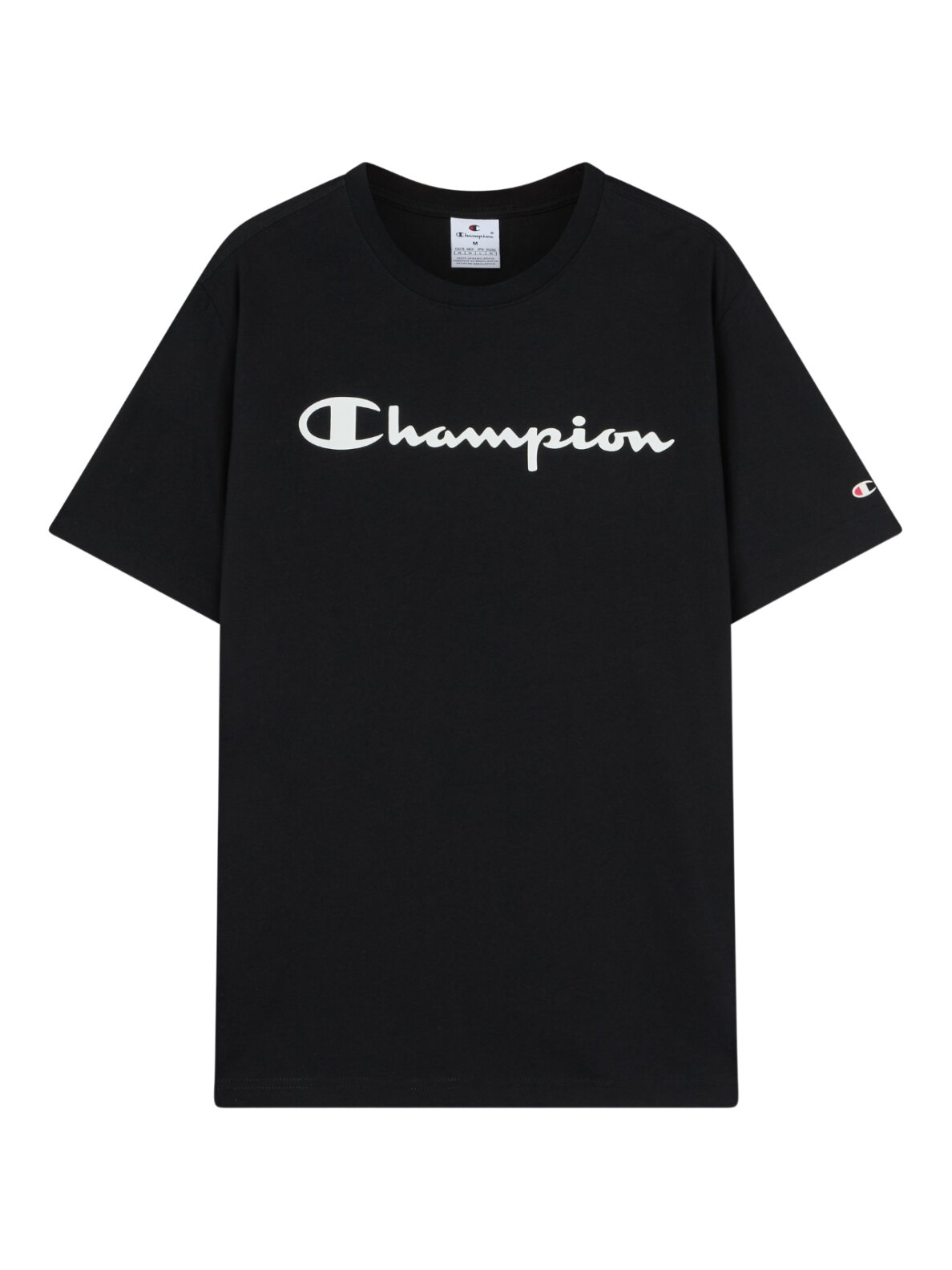 Champion vyriški marškinėliai SS Tee, juodi 221814 KK001 1
