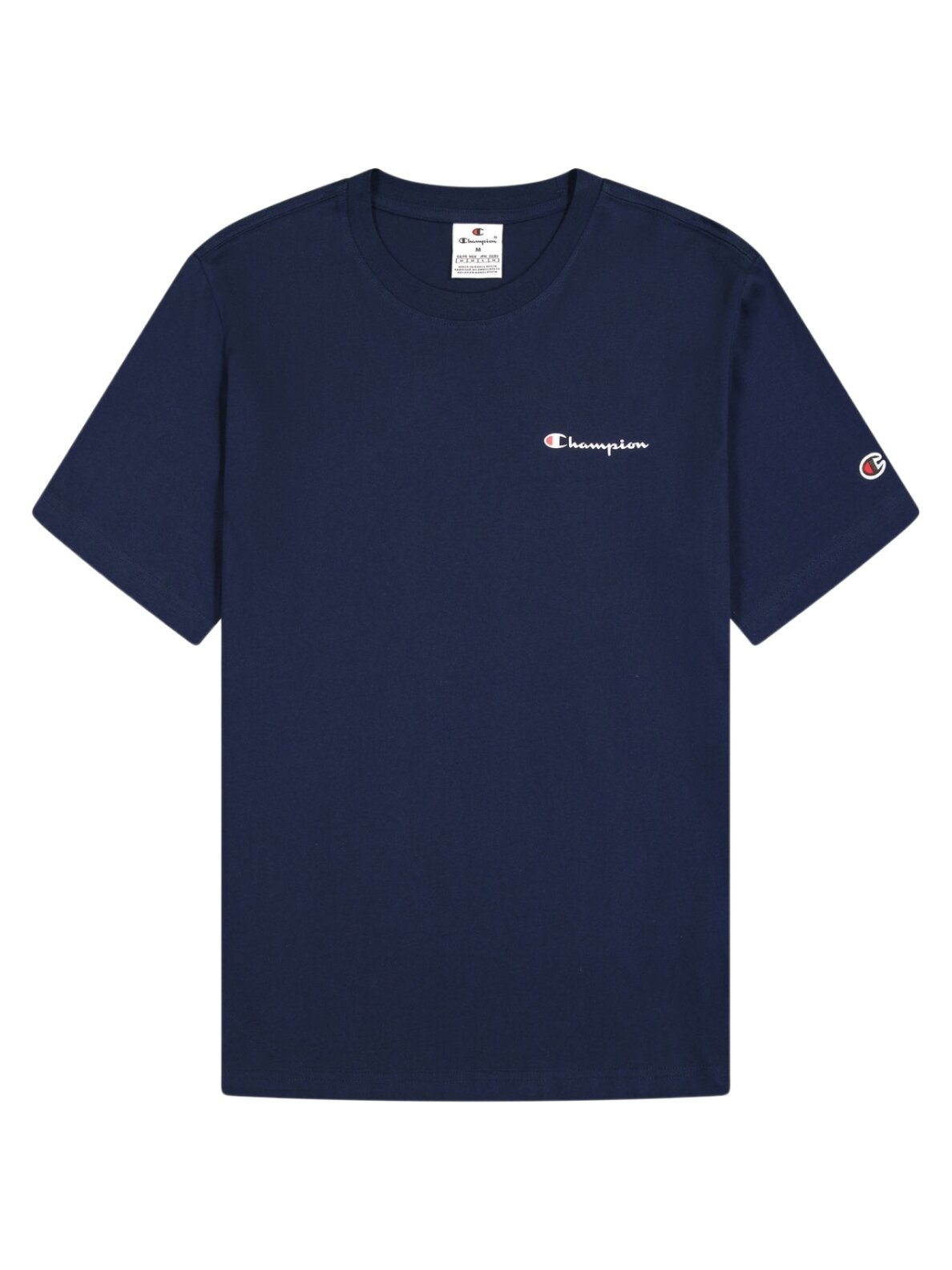 Champion SS Tee vyriški marškiniai, tamsiai mėlyni 220264 BS501 1 Champion SS Tee vyriški marškiniai, tamsiai mėlyni 220264 BS501 1