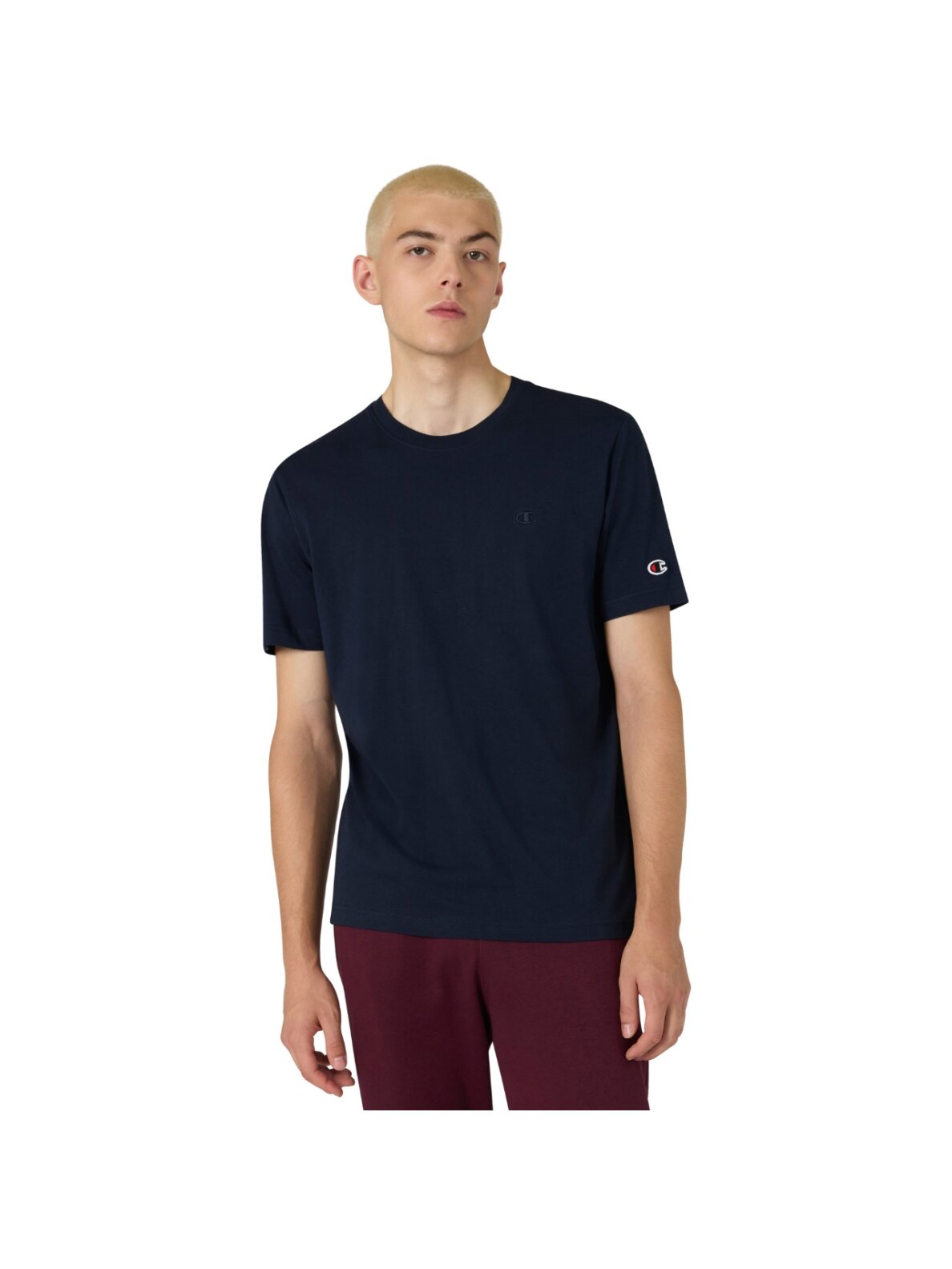 Champion SS Tee vyriški marškiniai, tamsiai mėlyni 220278 BS501