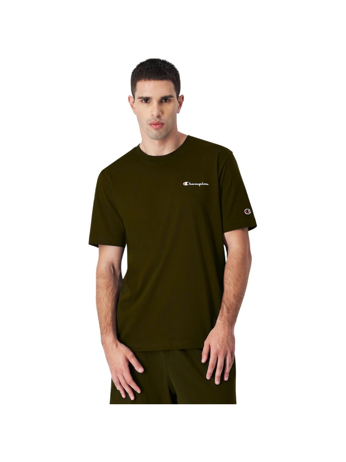 Vyrų čempionas SS Tee alyvuogių 220264 GS573 Vyrų čempionas SS Tee alyvuogių 220264 GS573