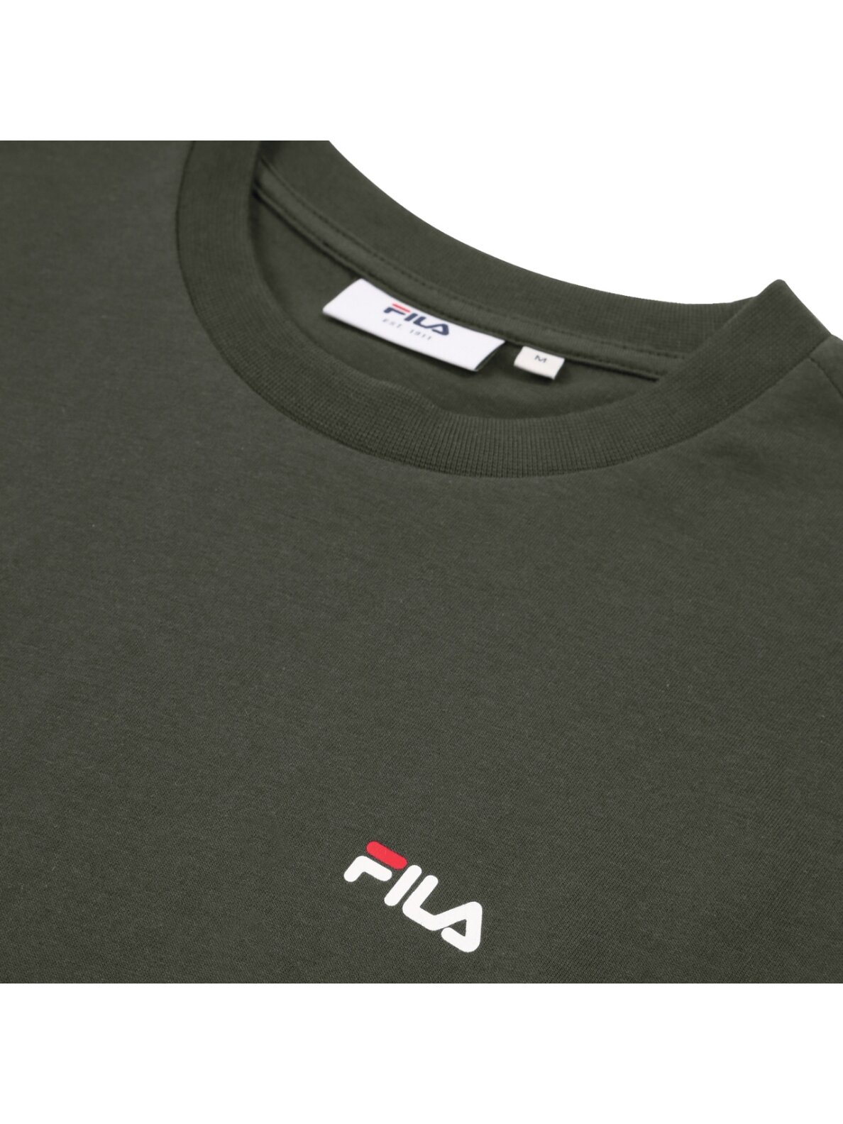 „Fila Laas Regular Tee“ chaki spalvos vyriški džemperis FAM0874 60081 2