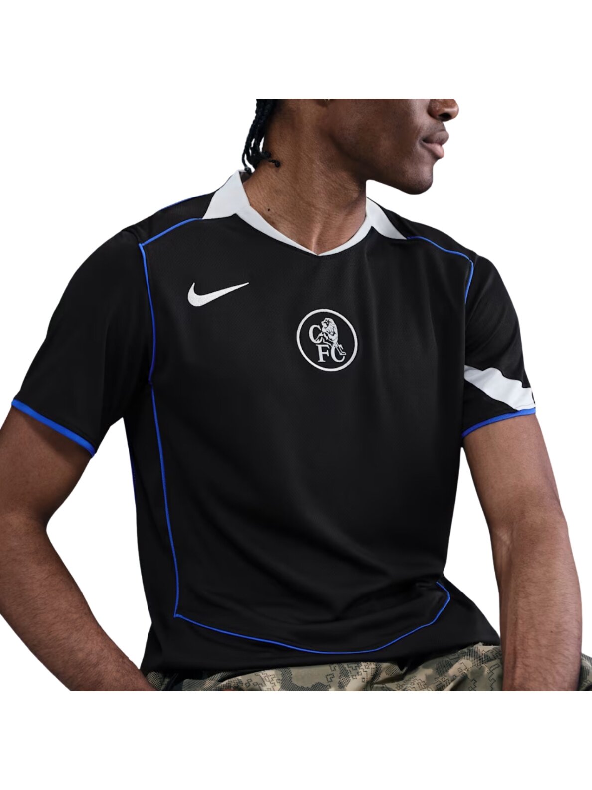 Nike Chelsea FC 2025/26 stadionas, trečias vyrų marškinėliai juodi HM3202 011 4 Nike Chelsea FC 2025/26 stadionas, trečias vyrų marškinėliai juodi HM3202 011 4
