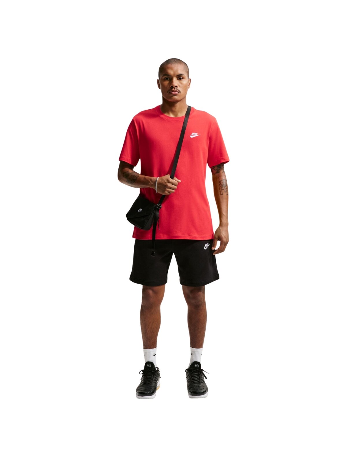 Nike vyriški marškinėliai Club Tee, raudoni AR4997 657 7
