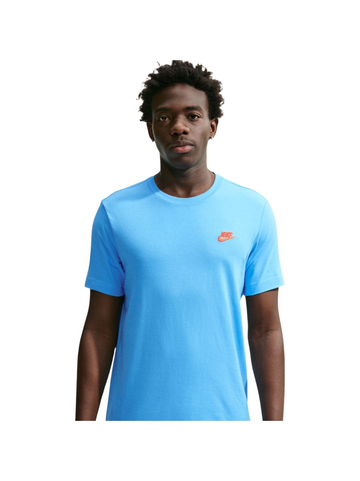 Vyriški marškinėliai Nike Club Tee šviesiai mėlyni AR4997 497 2