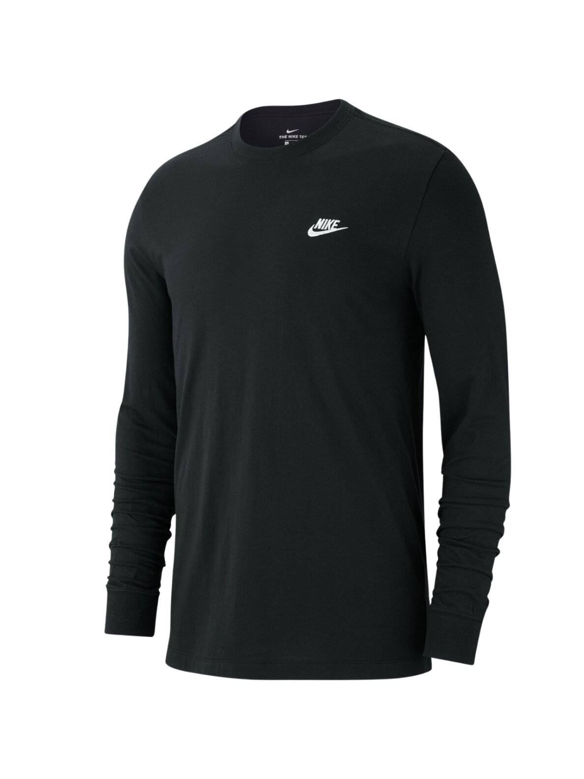 Nike vyriški marškinėliai Club Tee LS, juodi AR5193 010 1 Nike vyriški marškinėliai Club Tee LS, juodi AR5193 010 1