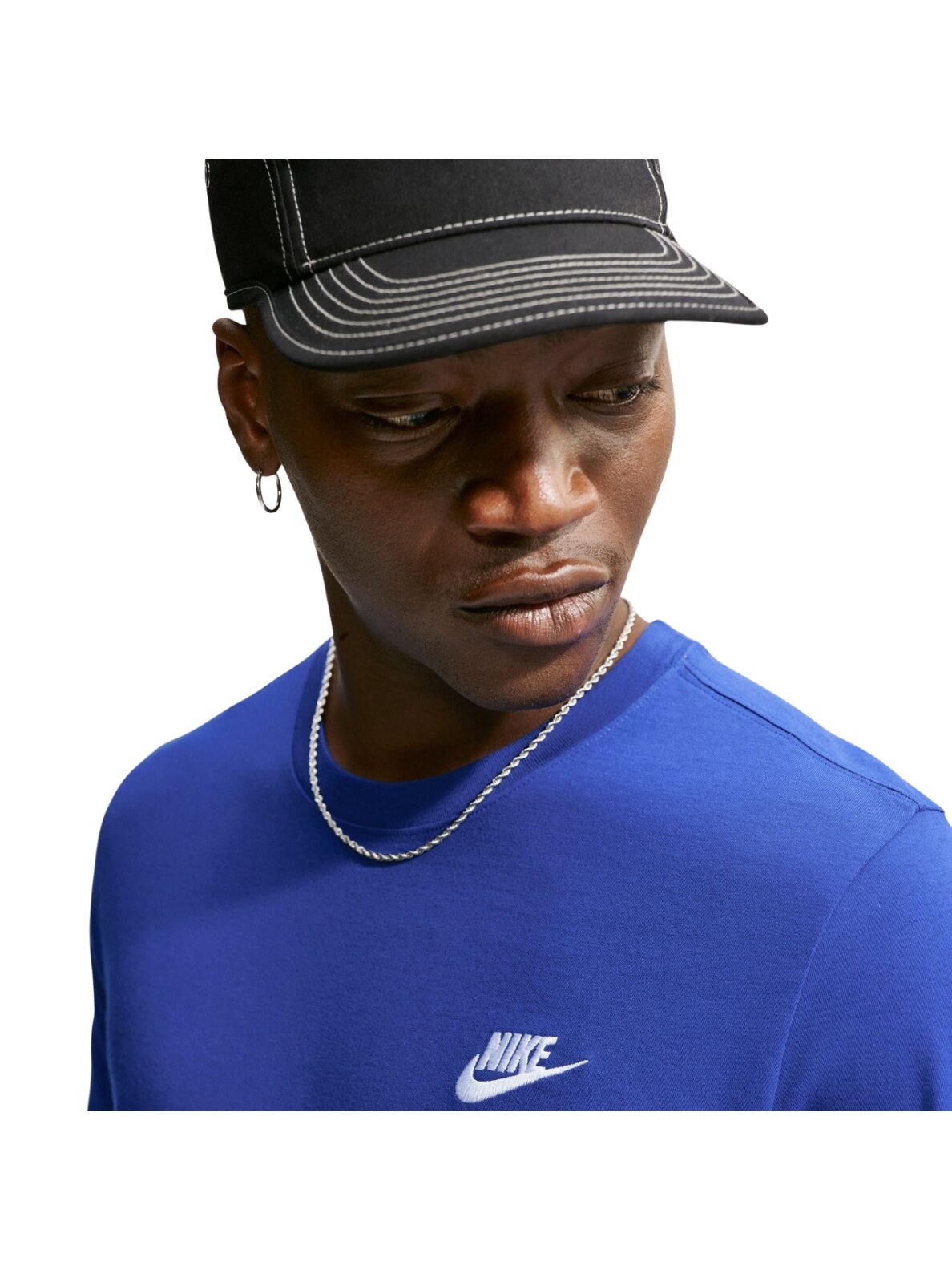 Vyriški marškinėliai Nike Club Tee mėlyni AR4997 417 4 Vyriški marškinėliai Nike Club Tee mėlyni AR4997 417 4