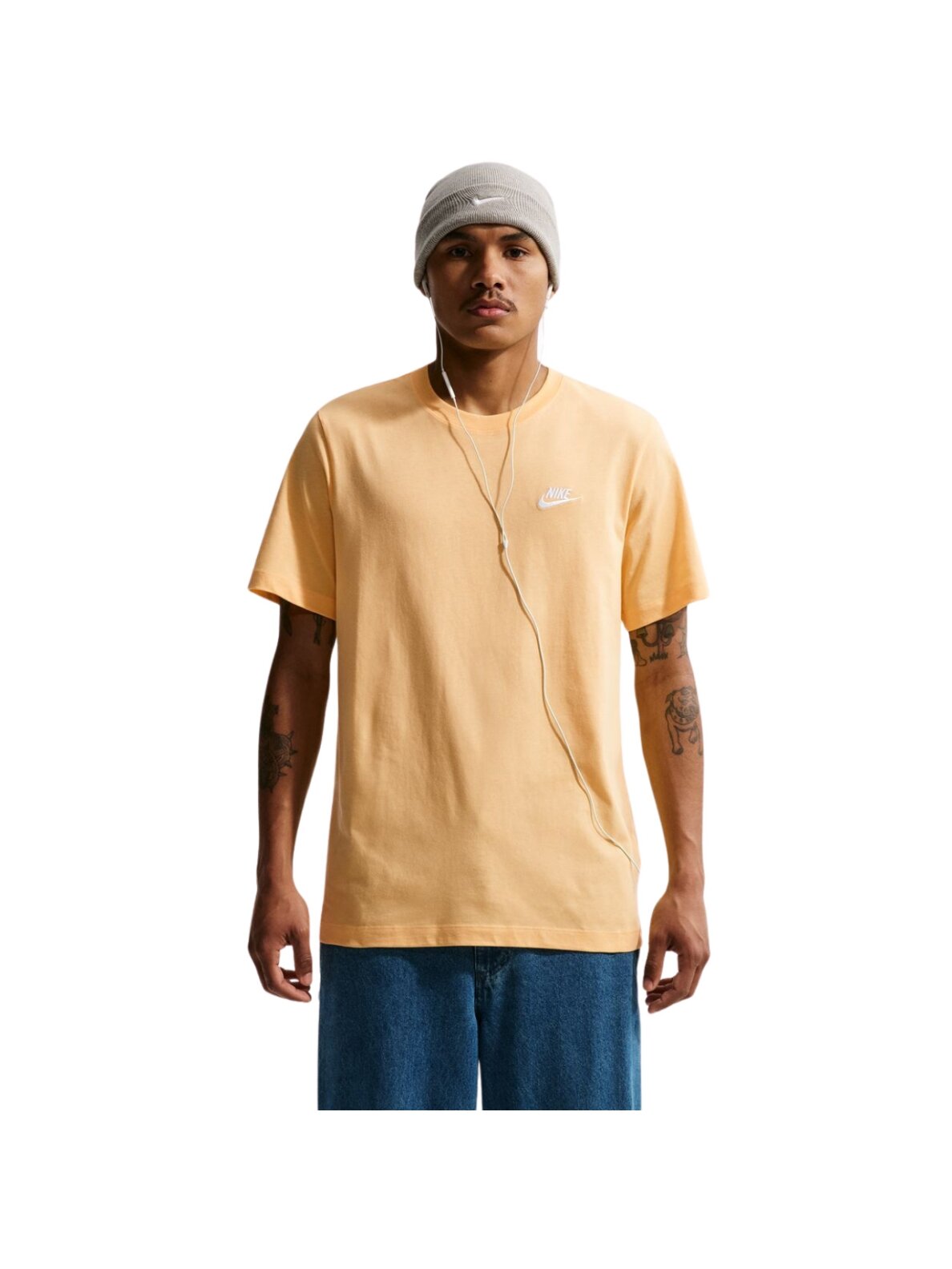 Vyriški Nike Club Tee oranžiniai AR4997 795 Vyriški Nike Club Tee oranžiniai AR4997 795