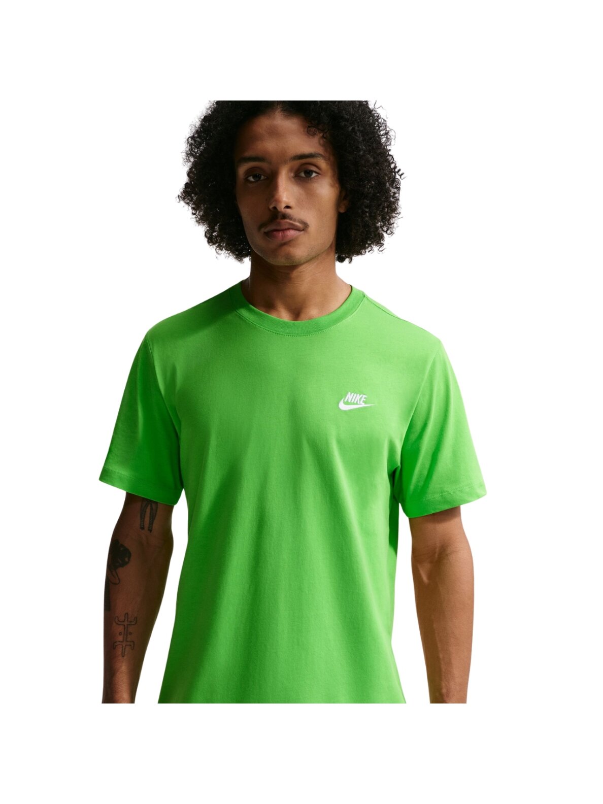 Nike marškinėliai vyrams Club Tee žali AR4997 311 3