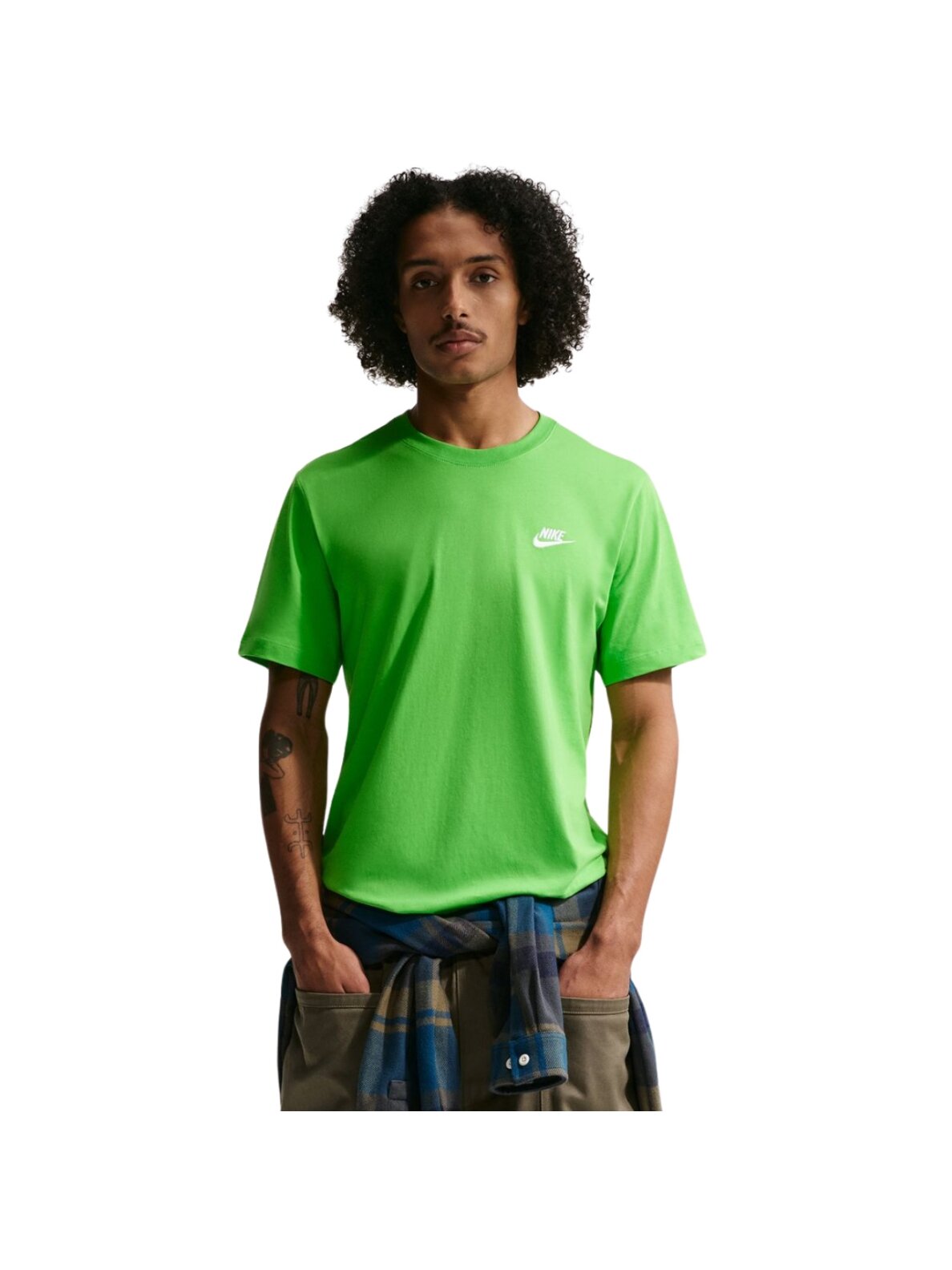 Nike marškinėliai vyrams Club Tee žali AR4997 311