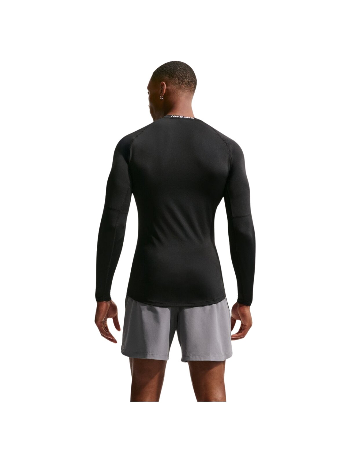 Nike marškinėliai vyrams Dri-Fit Pro ilgomis rankovėmis juodi FB7919 010 1