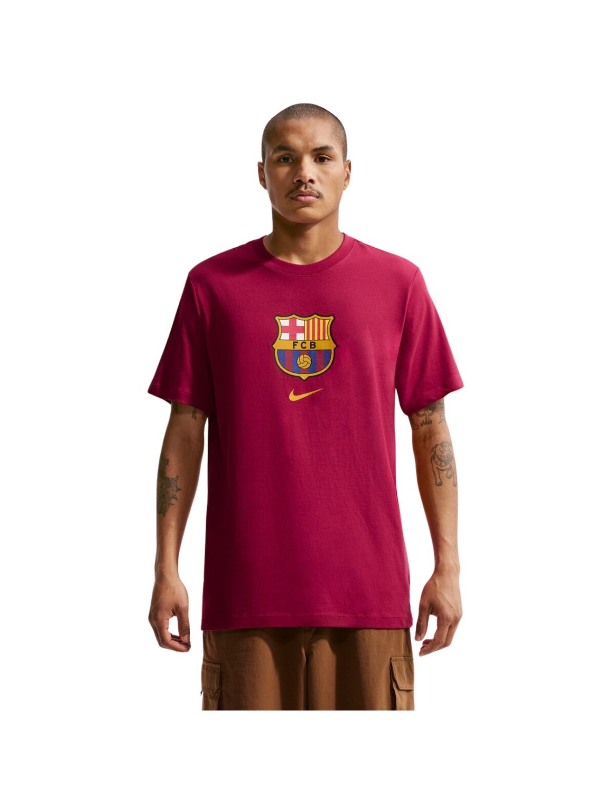 Nike FC Barcelona vyriški marškinėliai raudoni IM1659 620