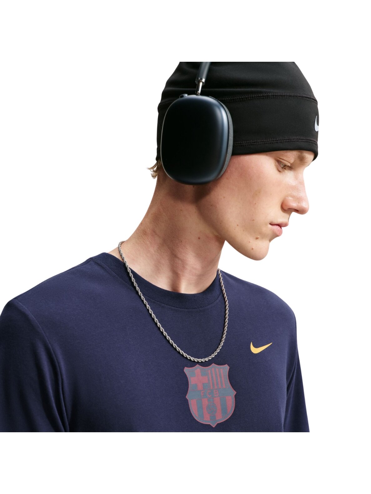 Nike FC Barcelona vyriški marškinėliai, tamsiai mėlyni, IQ5030 498 4 Nike FC Barcelona vyriški marškinėliai, tamsiai mėlyni, IQ5030 498 4