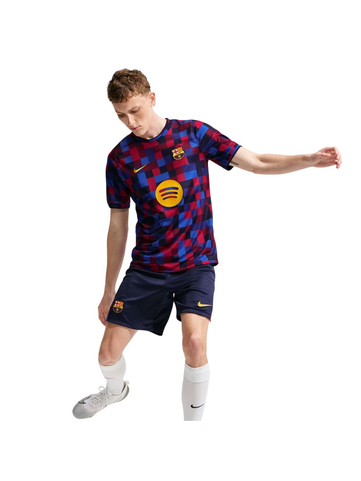 Nike FC Barcelona Home vyriški marškinėliai, tamsiai mėlyni-bordo, II1667 621 3