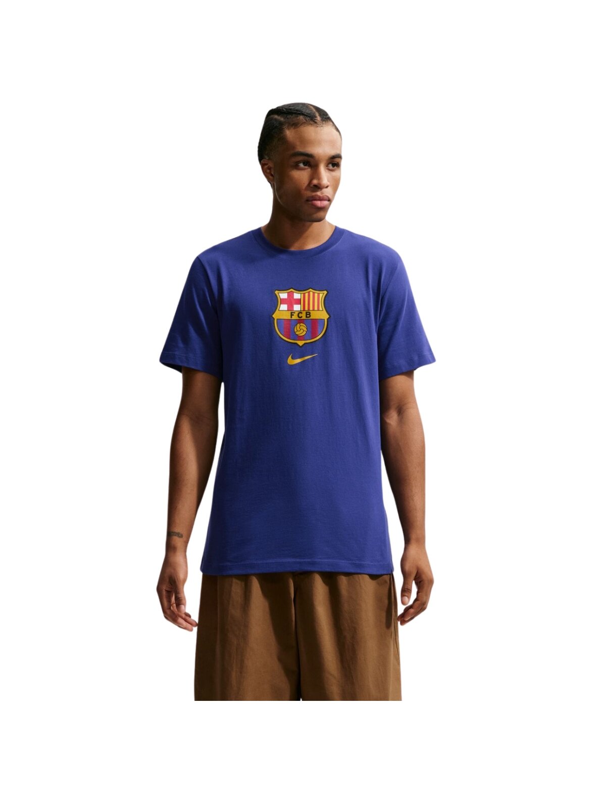 Nike FC Barcelona vyriški marškinėliai mėlyni IM1659 455 Nike FC Barcelona vyriški marškinėliai mėlyni IM1659 455