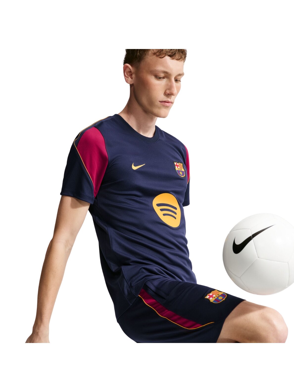 Nike FC Barcelona Strike vyriški marškinėliai tamsiai mėlyni II2254 401 4 Nike FC Barcelona Strike vyriški marškinėliai tamsiai mėlyni II2254 401 4
