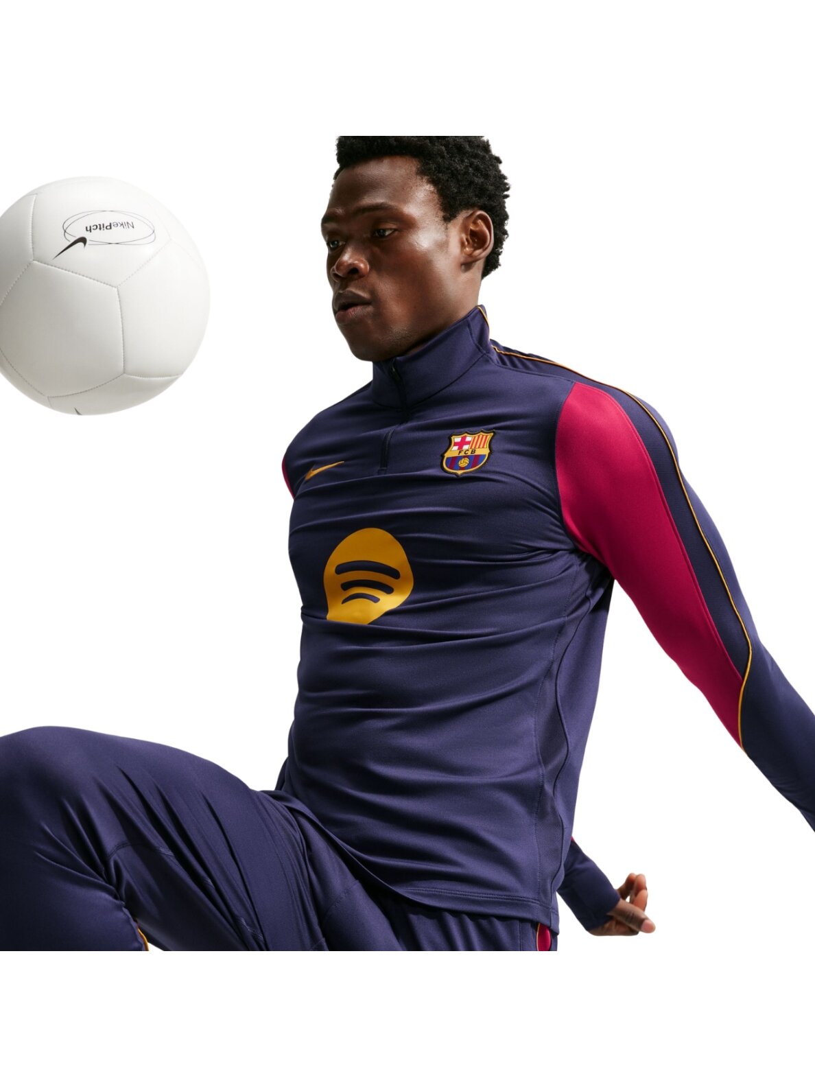 Nike FC Barcelona Strike vyriški marškinėliai tamsiai mėlyni II3253 401 4 Nike FC Barcelona Strike vyriški marškinėliai tamsiai mėlyni II3253 401 4