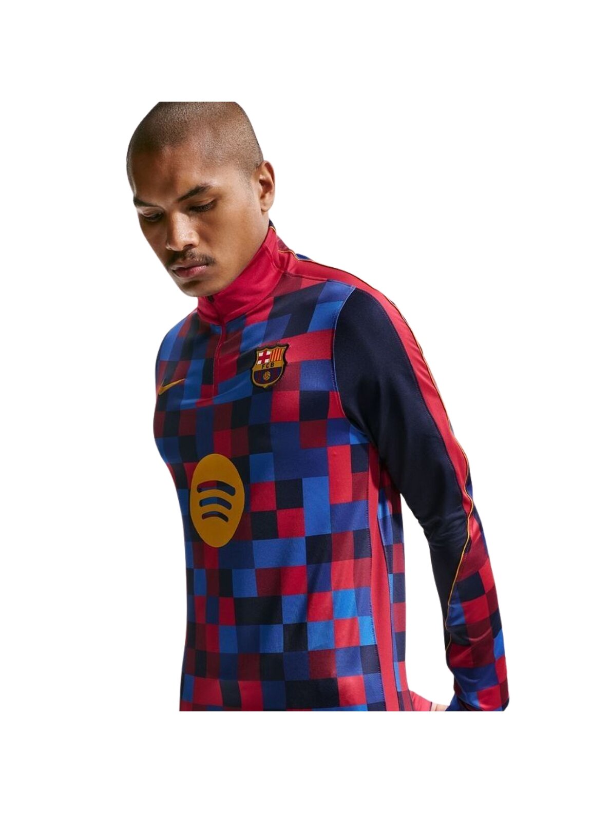 Nike FC Barcelona Strike Home vyriški marškinėliai mėlynos ir raudonos spalvos IQ1301 621 4 Nike FC Barcelona Strike Home vyriški marškinėliai mėlynos ir raudonos spalvos IQ1301 621 4