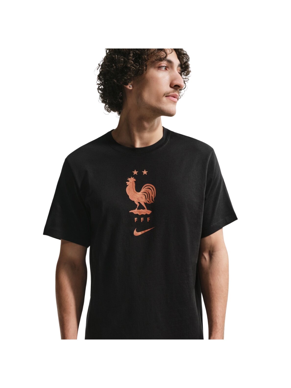 Nike FFF Soccer marškinėliai vyrams juodi IH2181 010 2 Nike FFF Soccer marškinėliai vyrams juodi IH2181 010 2