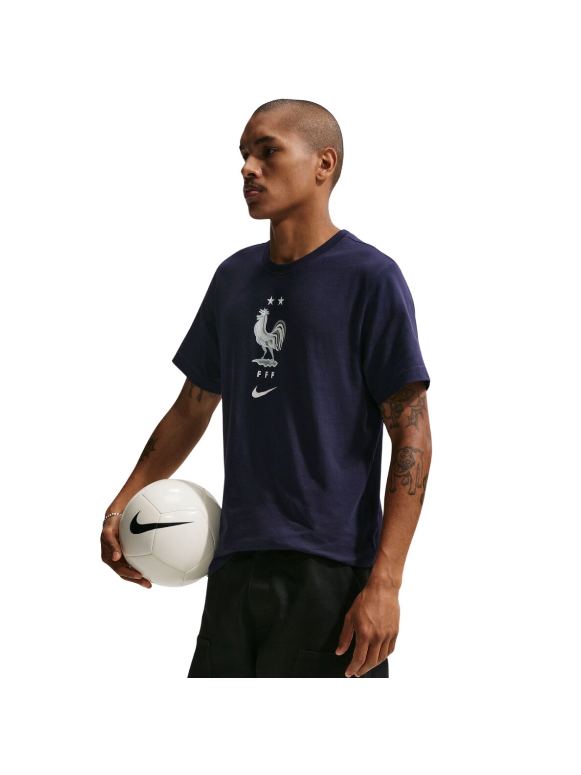 Nike FFF Soccer marškinėliai vyrams tamsiai mėlyni IH2181 498 2 Nike FFF Soccer marškinėliai vyrams tamsiai mėlyni IH2181 498 2