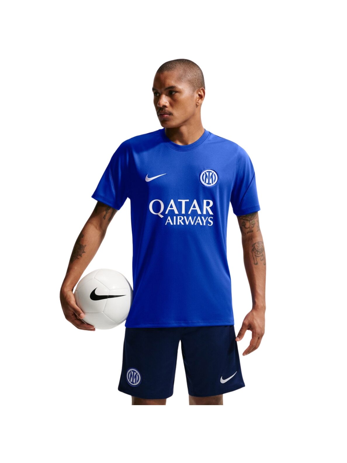 Nike Inter Milan Strike vyriški marškinėliai mėlyni II2289 439 Nike Inter Milan Strike vyriški marškinėliai mėlyni II2289 439