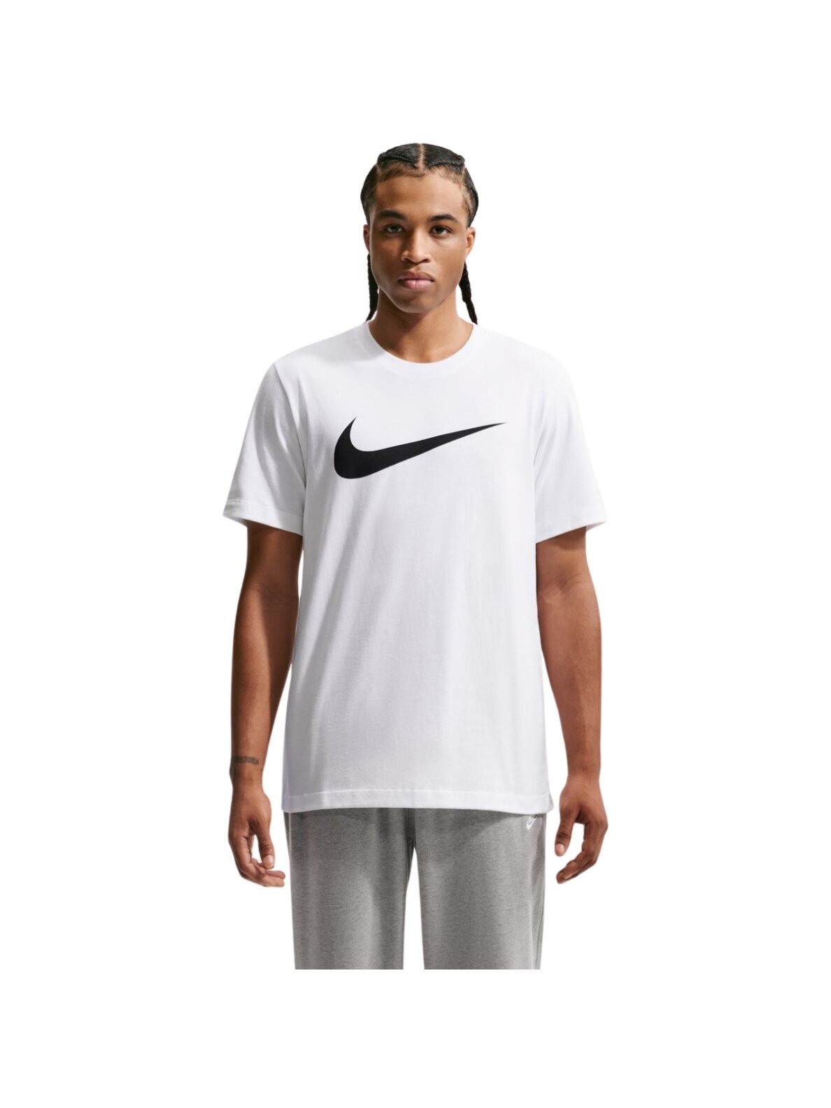 Nike Nsw Tee Icon Swoosh vyriški marškinėliai balti DC5094 100