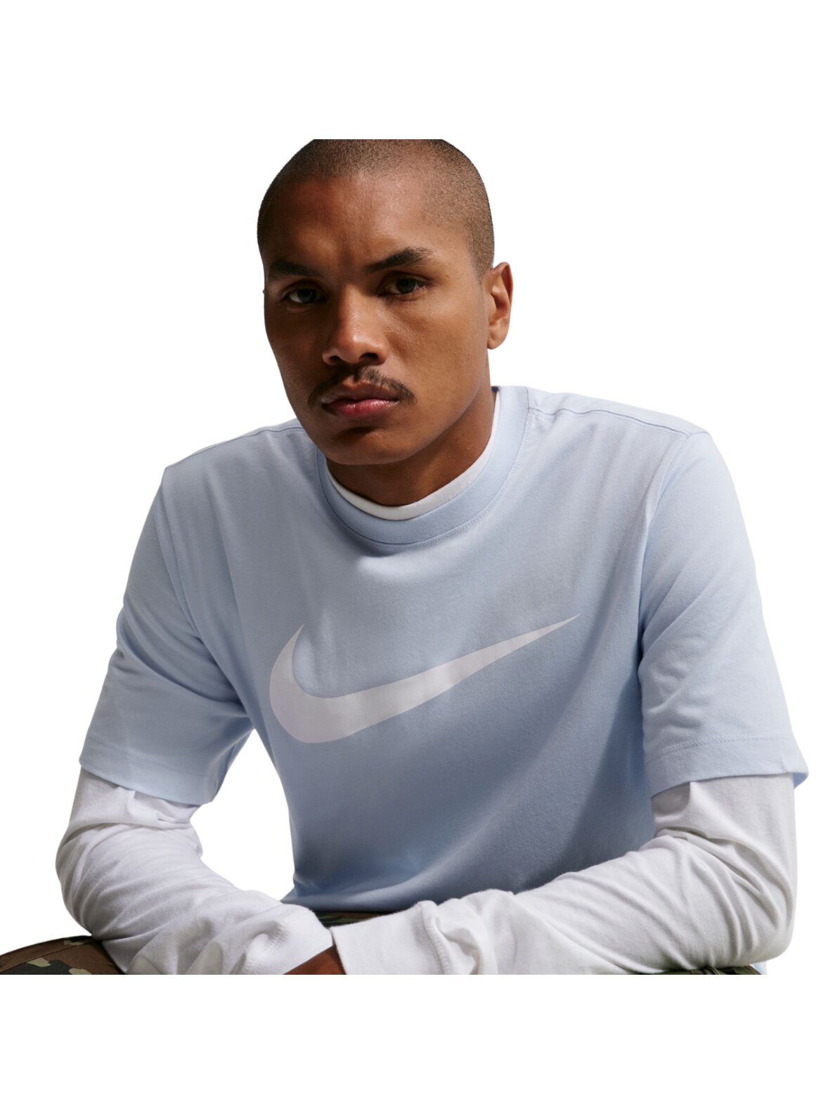 Nike Nsw Tee Icon Swoosh vyriški marškinėliai mėlyni DC5094 408 2